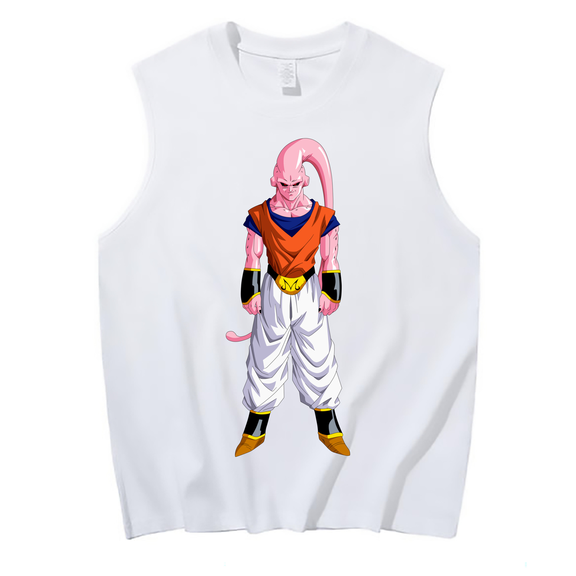 （画像用） ドラゴンボール 魔人ブウ DRAGON BALL Majin Buu コットン100％タンクトップ（フロントプリント）