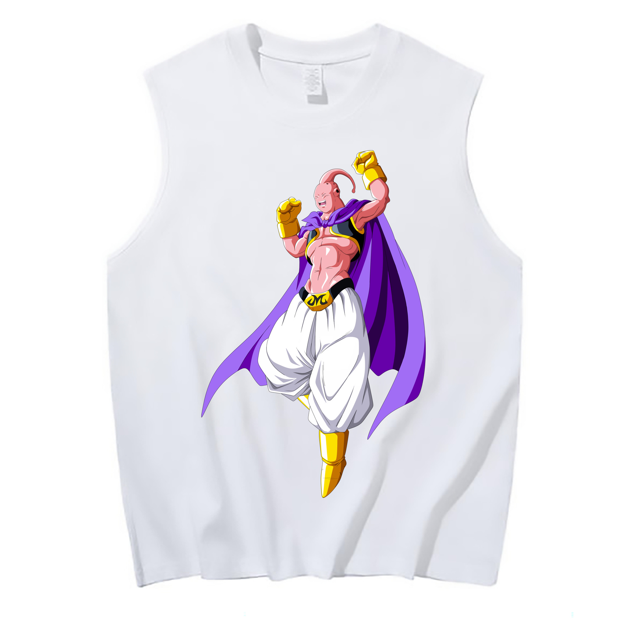 （画像用） ドラゴンボール 魔人ブウ DRAGON BALL Majin Buu コットン100％タンクトップ（フロントプリント）