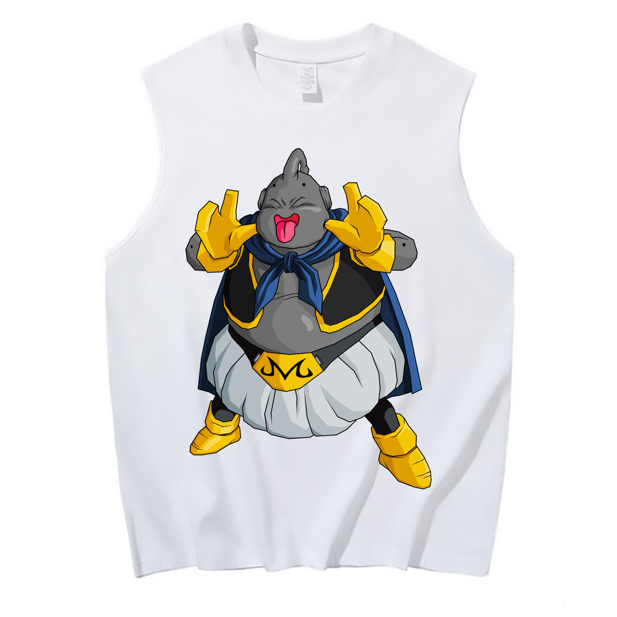 （画像用） ドラゴンボール 魔人ブウ DRAGON BALL Majin Buu コットン100％タンクトップ（フロントプリント）