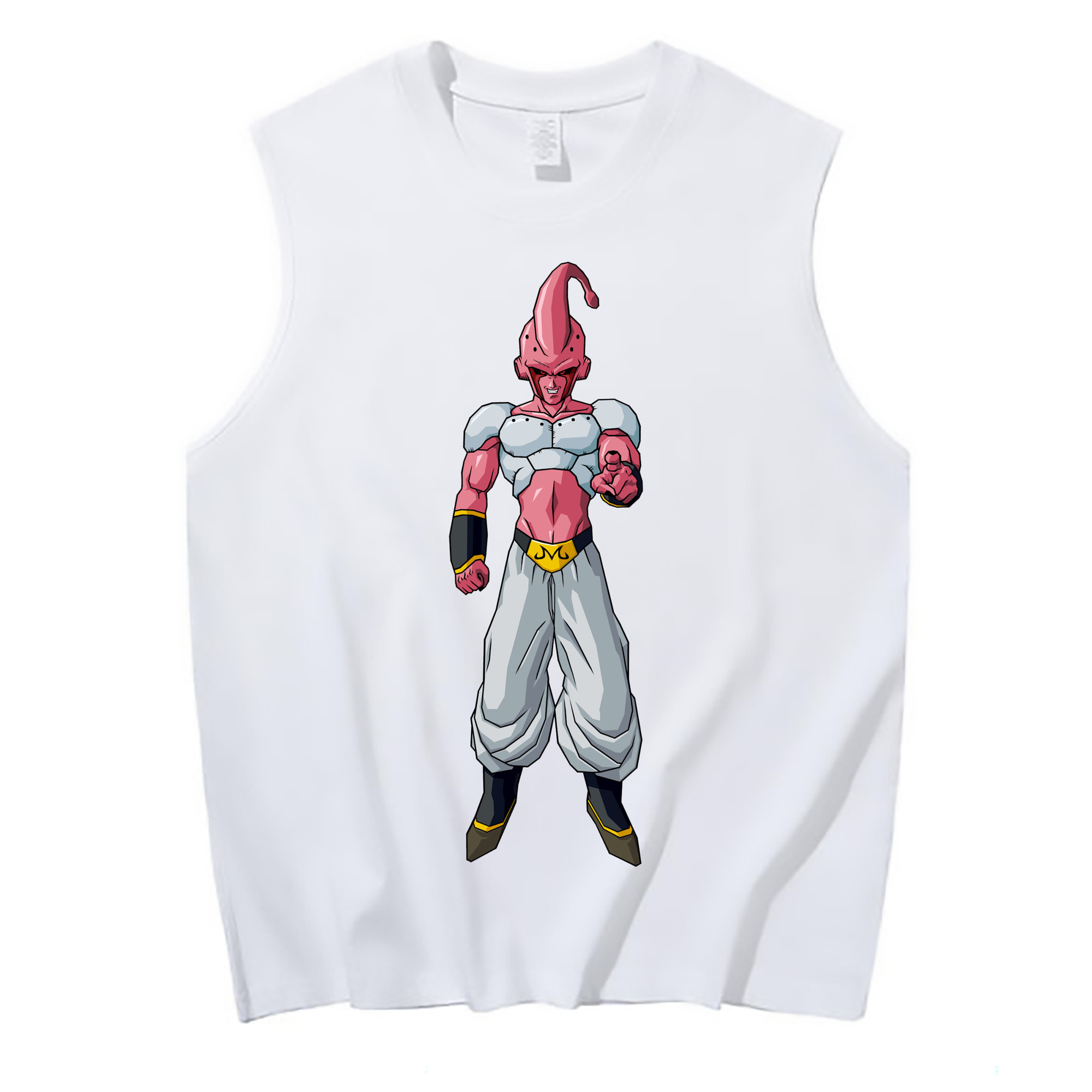（画像用） ドラゴンボール 魔人ブウ DRAGON BALL Majin Buu コットン100％タンクトップ（フロントプリント）
