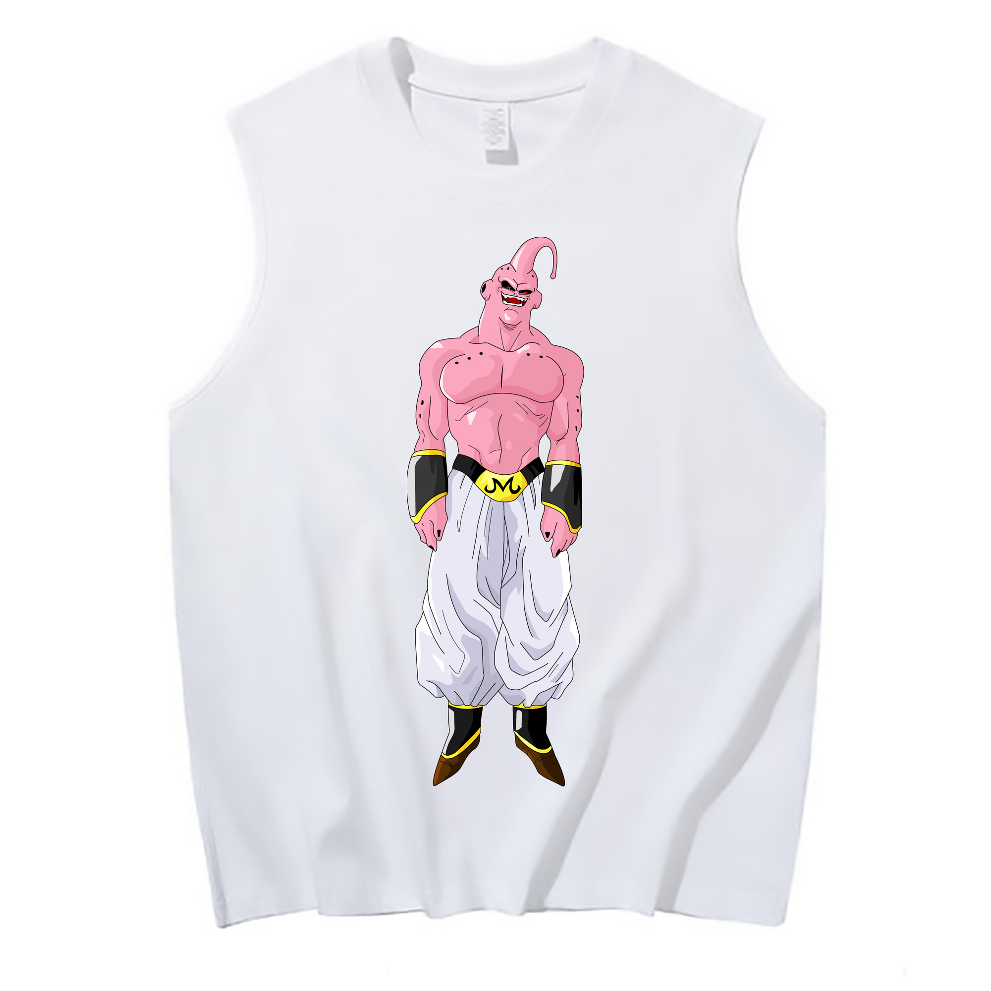 （画像用） ドラゴンボール 魔人ブウ DRAGON BALL Majin Buu コットン100％タンクトップ（フロントプリント）