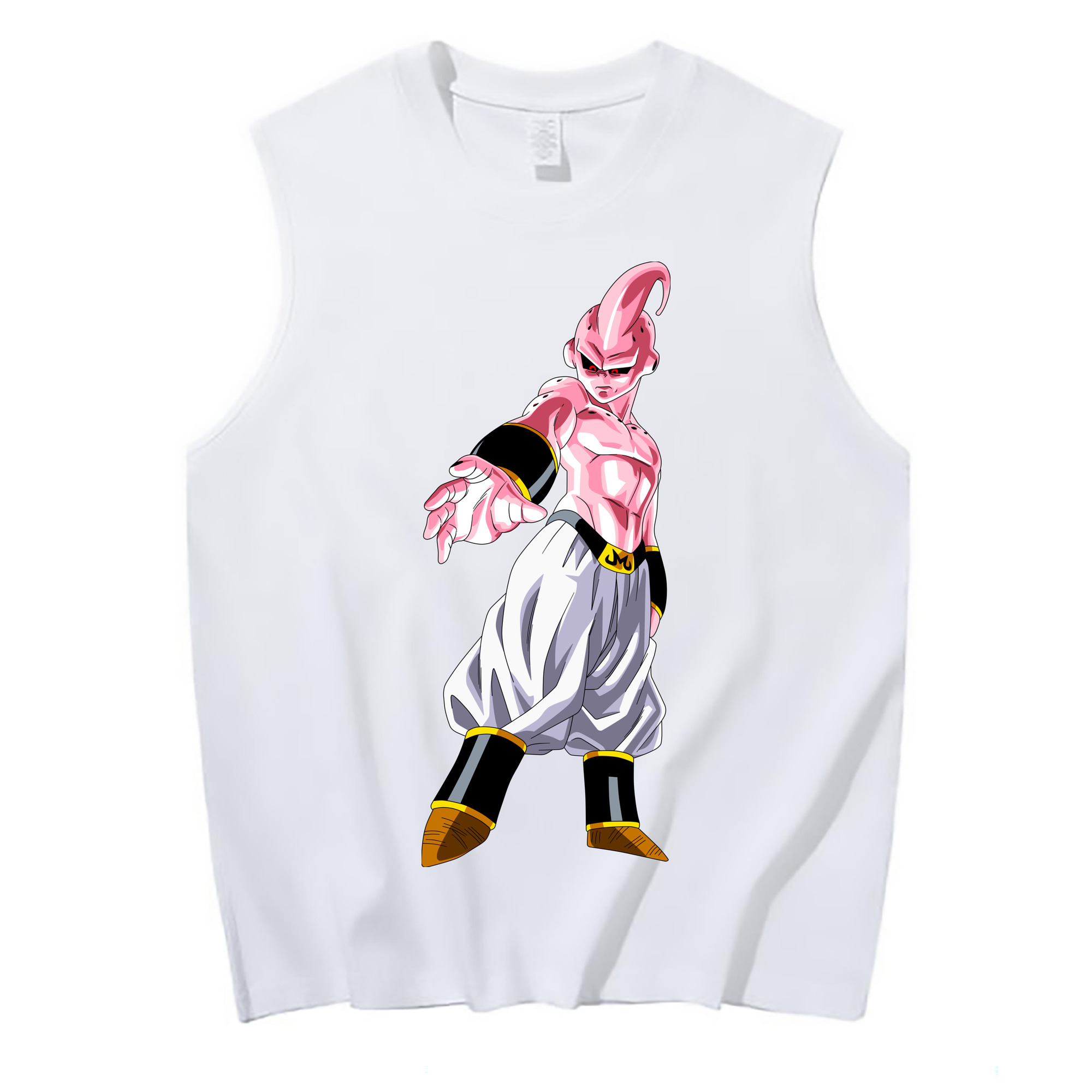 （画像用） ドラゴンボール 魔人ブウ DRAGON BALL Majin Buu コットン100％タンクトップ（フロントプリント）
