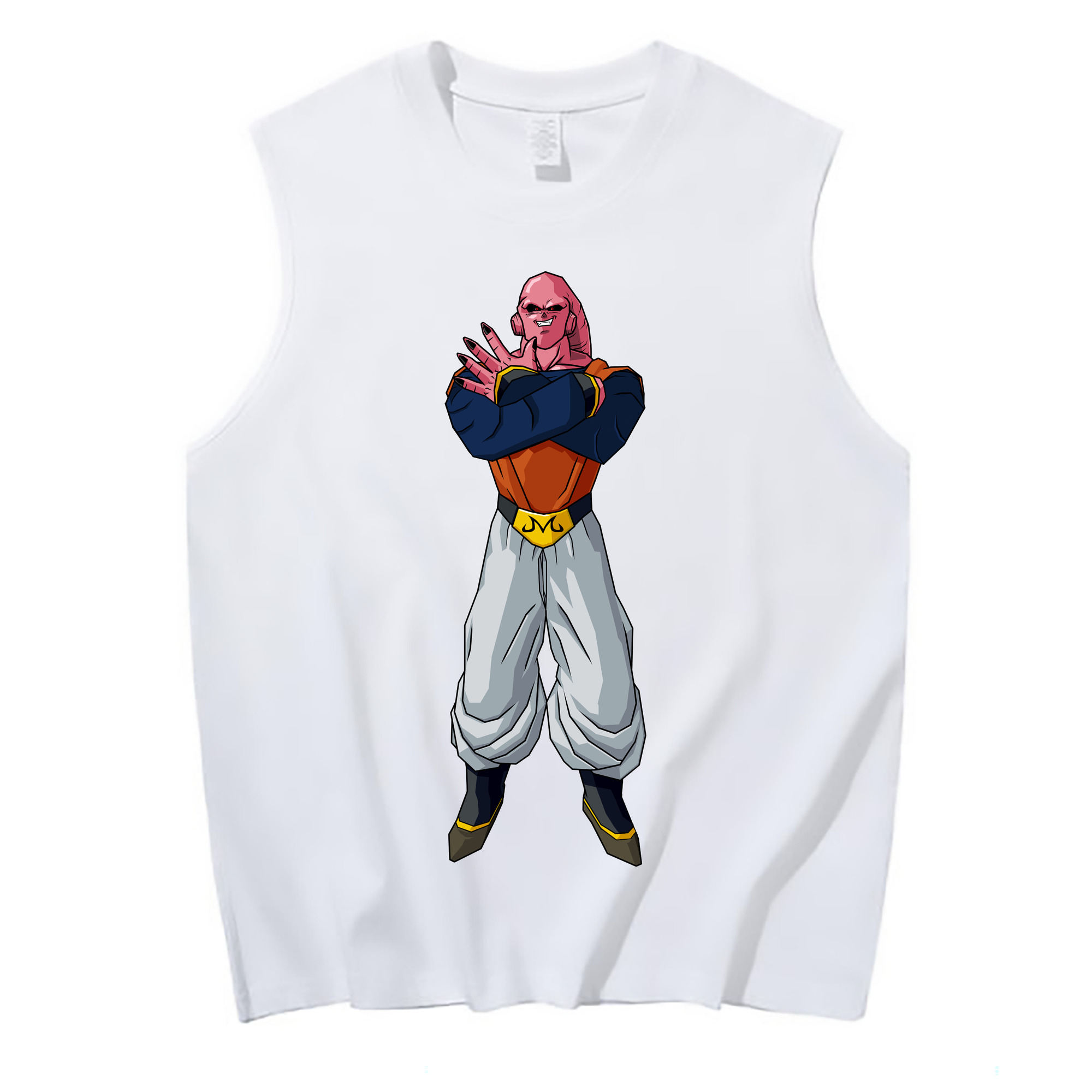 （画像用） ドラゴンボール 魔人ブウ DRAGON BALL Majin Buu コットン100％タンクトップ（フロントプリント）