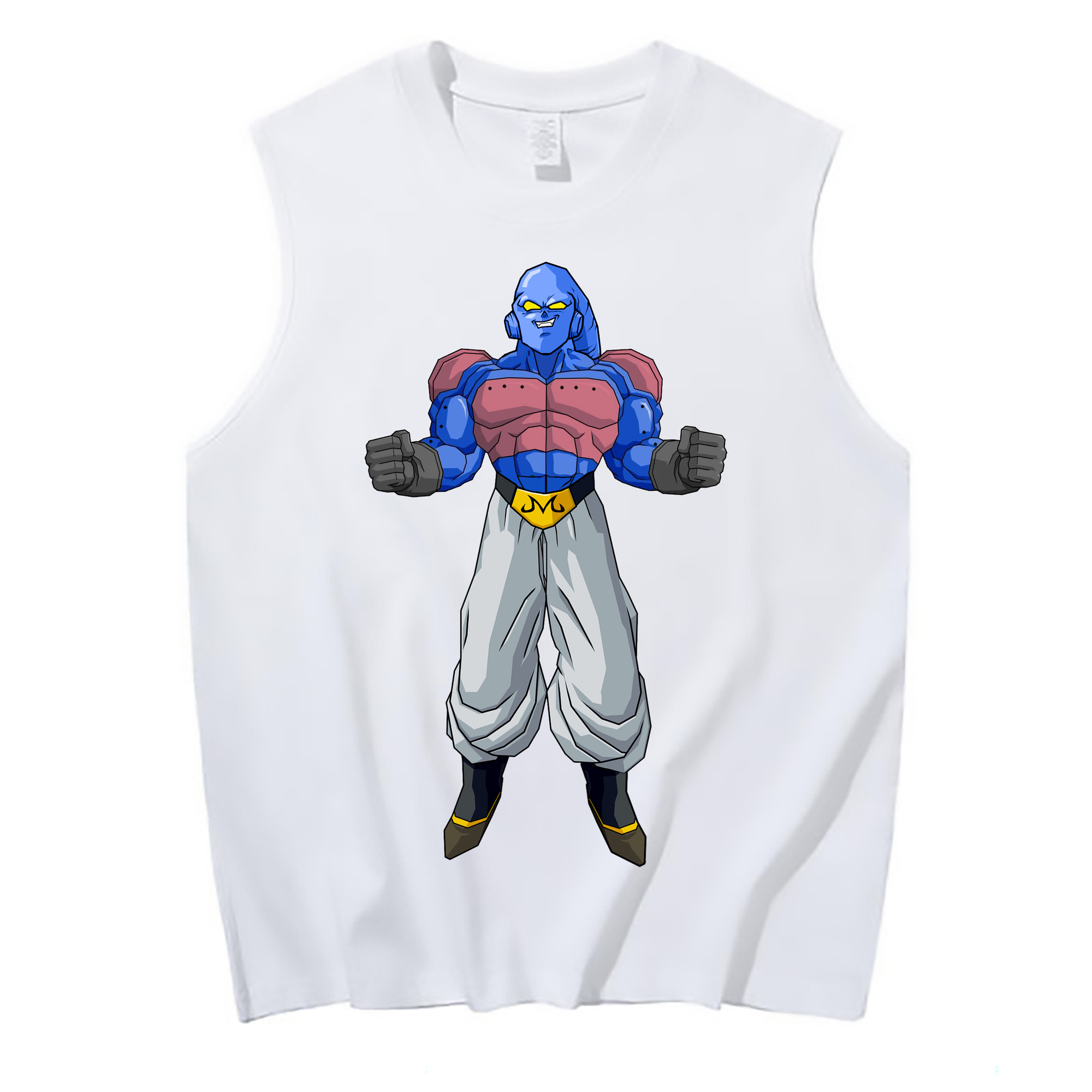 （画像用） ドラゴンボール 魔人ブウ DRAGON BALL Majin Buu コットン100％タンクトップ（フロントプリント）