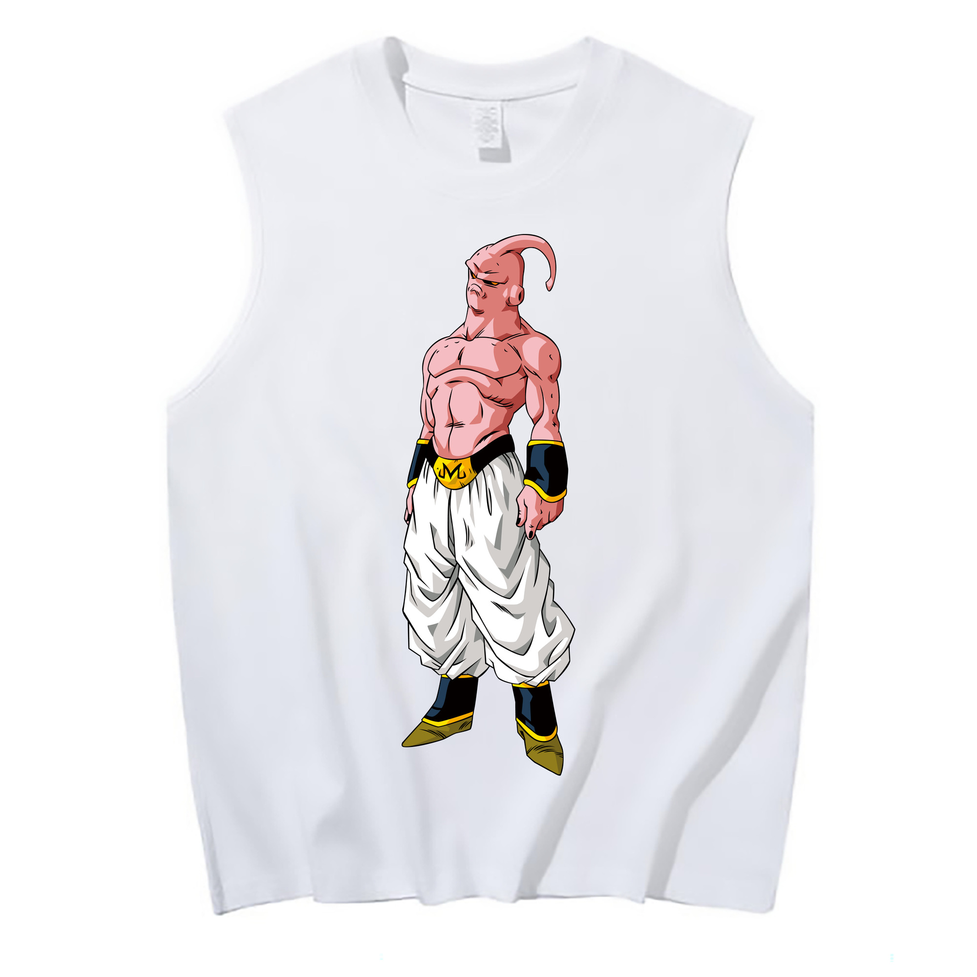 （画像用） ドラゴンボール 魔人ブウ DRAGON BALL Majin Buu コットン100％タンクトップ（フロントプリント）