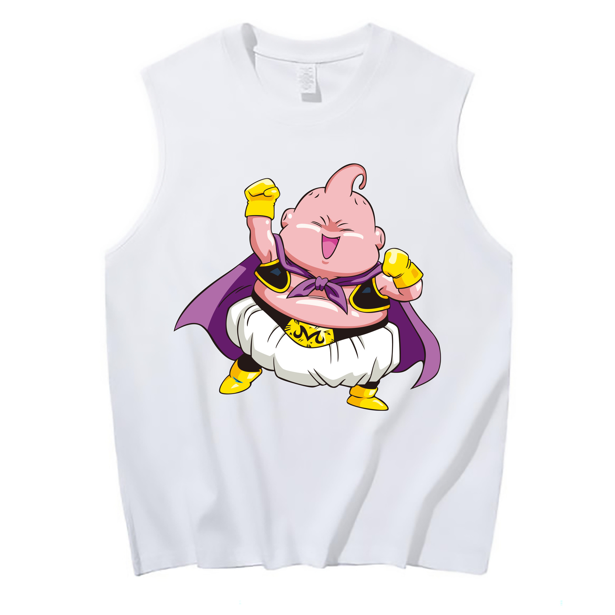 （画像用） ドラゴンボール 魔人ブウ DRAGON BALL Majin Buu コットン100％タンクトップ（フロントプリント）