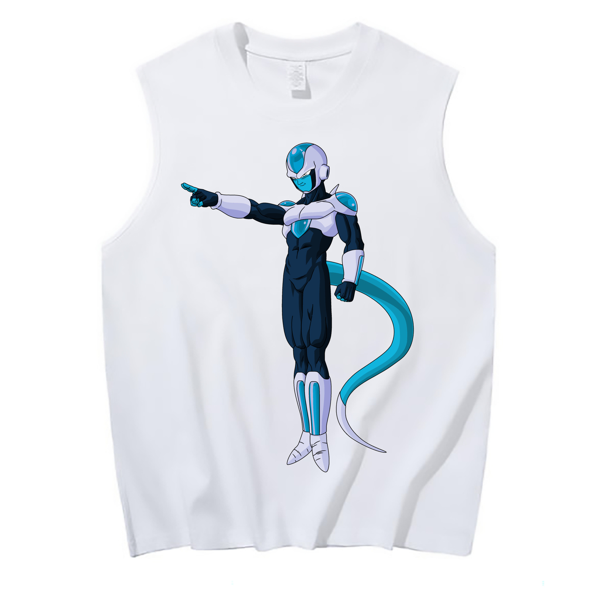 （画像用） ドラゴンボール フリーザ DRAGON BALL Frieza コットン100％タンクトップ（フロントプリント）