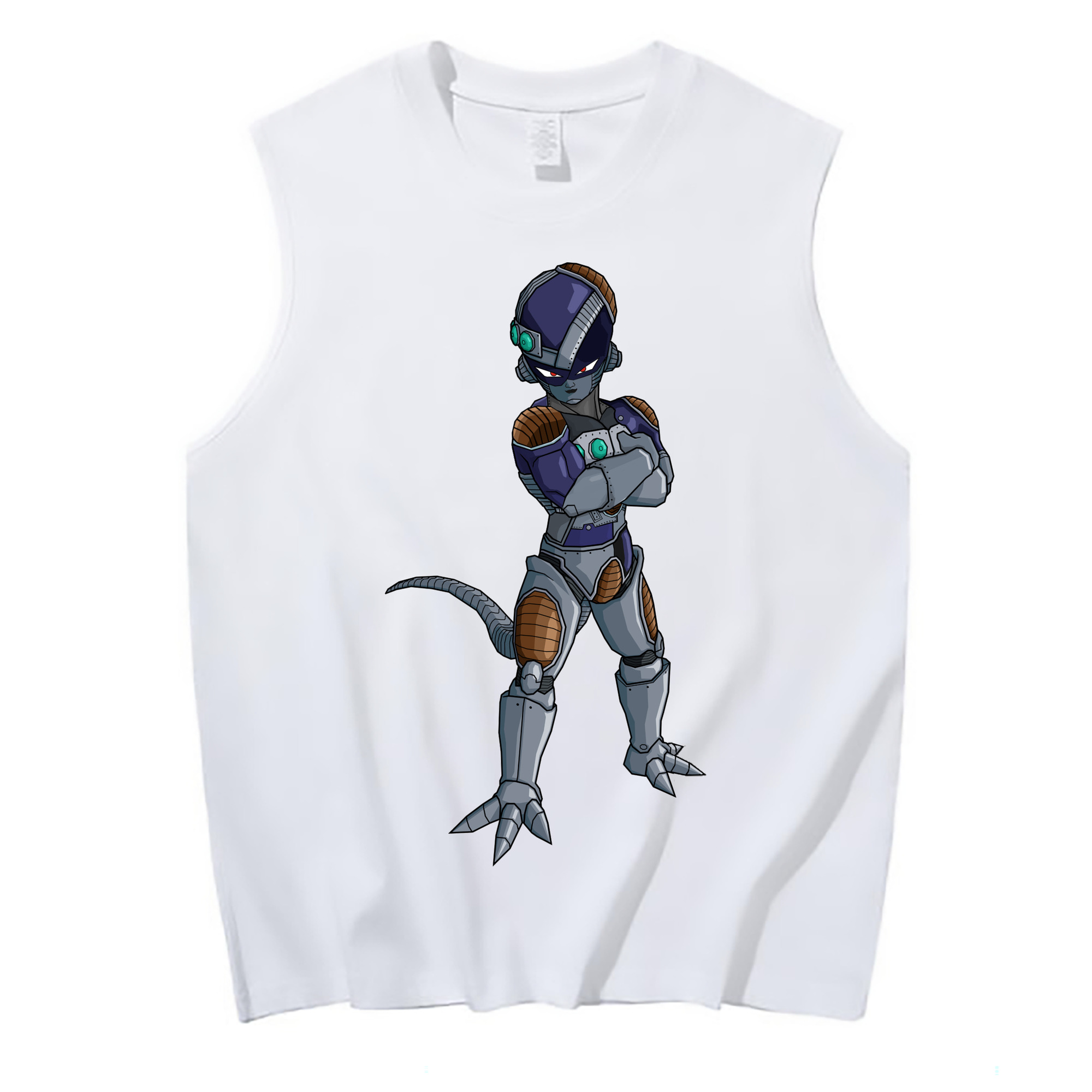 （画像用） ドラゴンボール フリーザ DRAGON BALL Frieza コットン100％タンクトップ（フロントプリント）