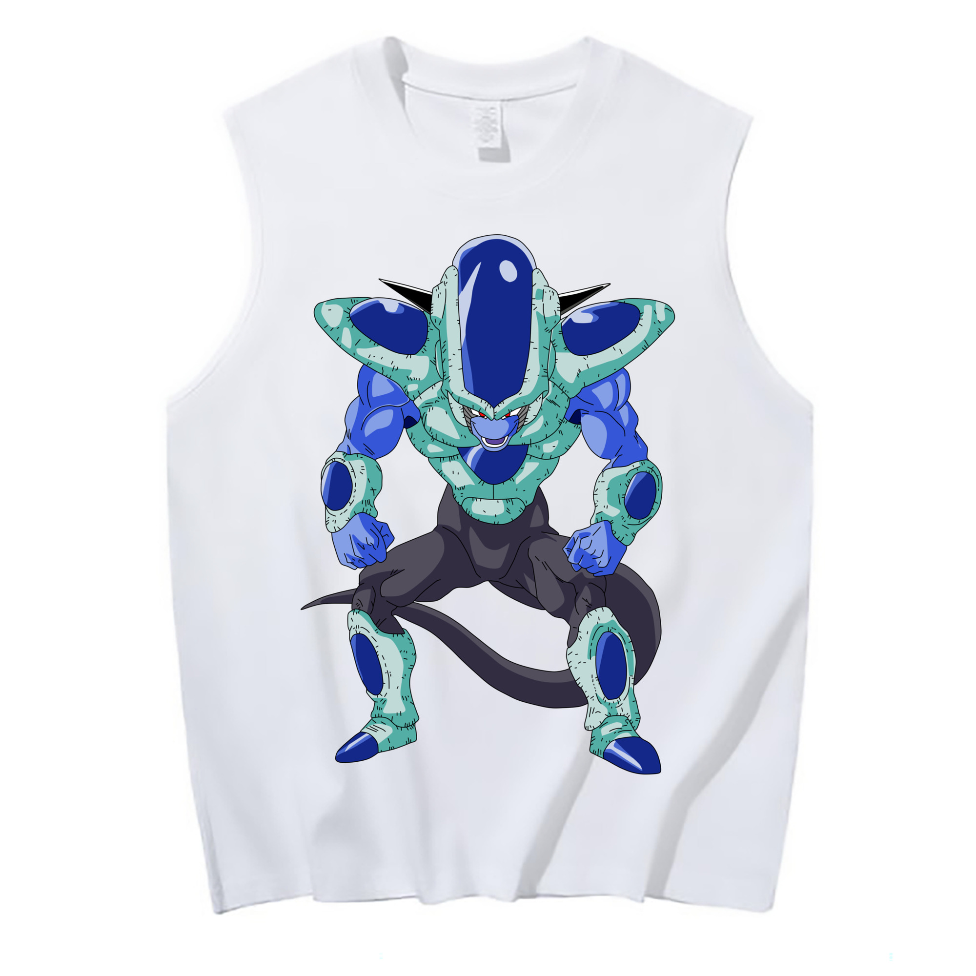 （画像用） ドラゴンボール フリーザ DRAGON BALL Frieza コットン100％タンクトップ（フロントプリント）
