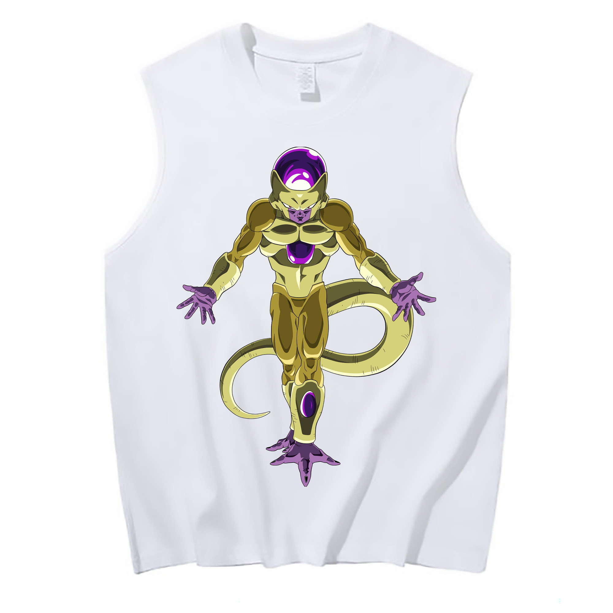 （画像用） ドラゴンボール フリーザ DRAGON BALL Frieza コットン100％タンクトップ（フロントプリント）