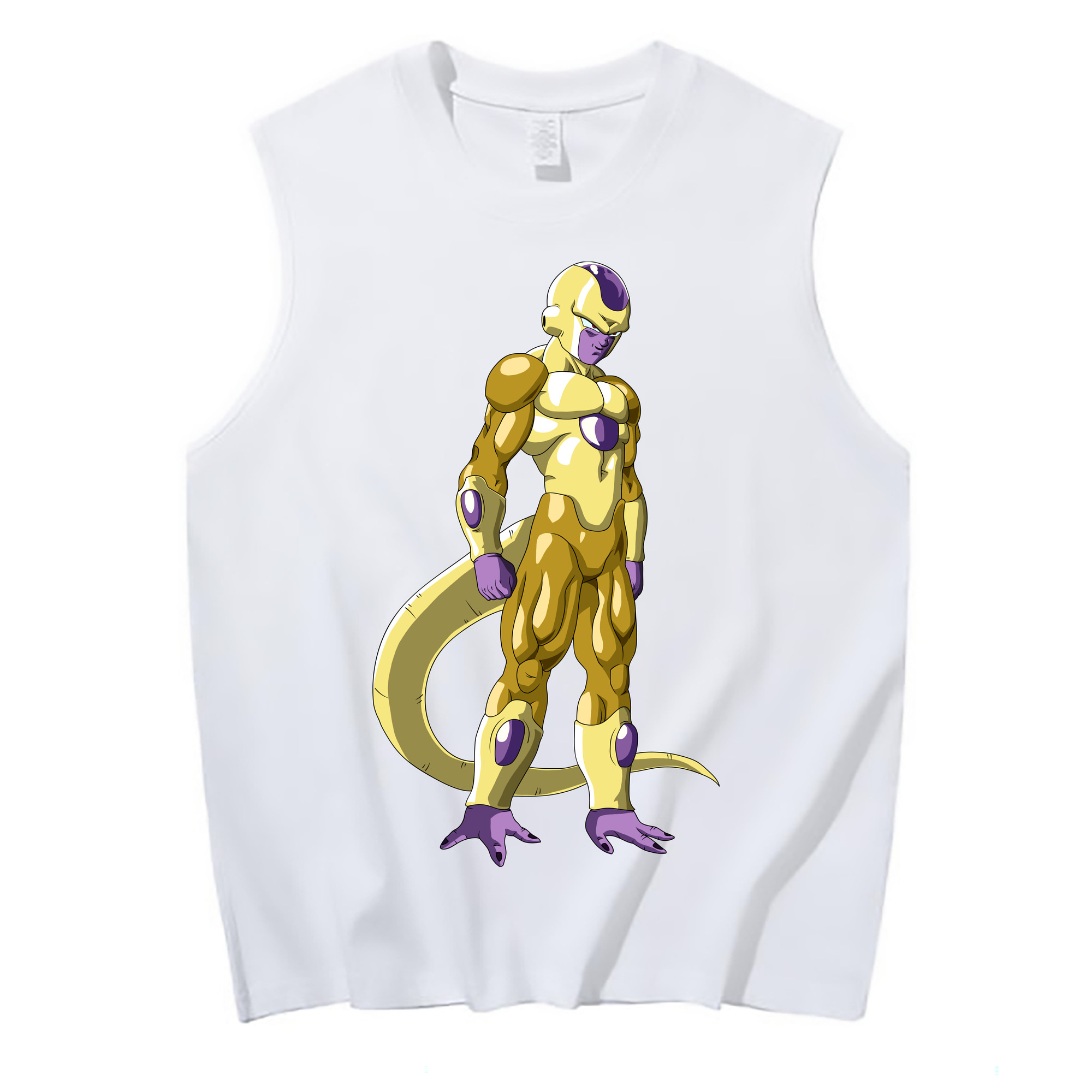 （画像用） ドラゴンボール フリーザ DRAGON BALL Frieza コットン100％タンクトップ（フロントプリント）