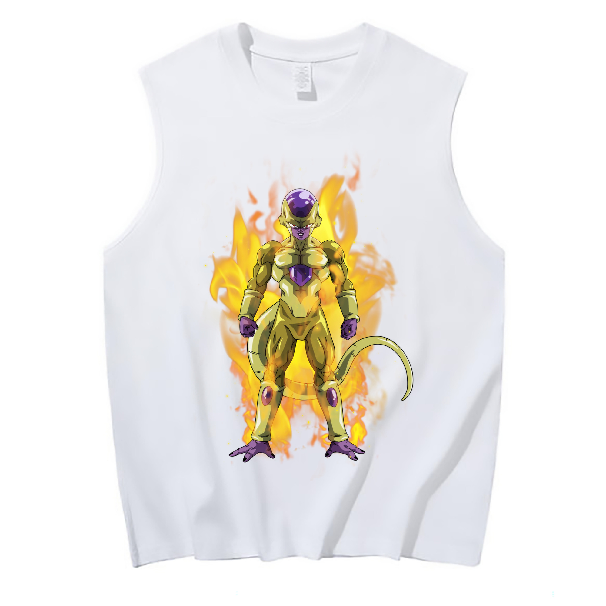 （画像用） ドラゴンボール フリーザ DRAGON BALL Frieza コットン100％タンクトップ（フロントプリント）