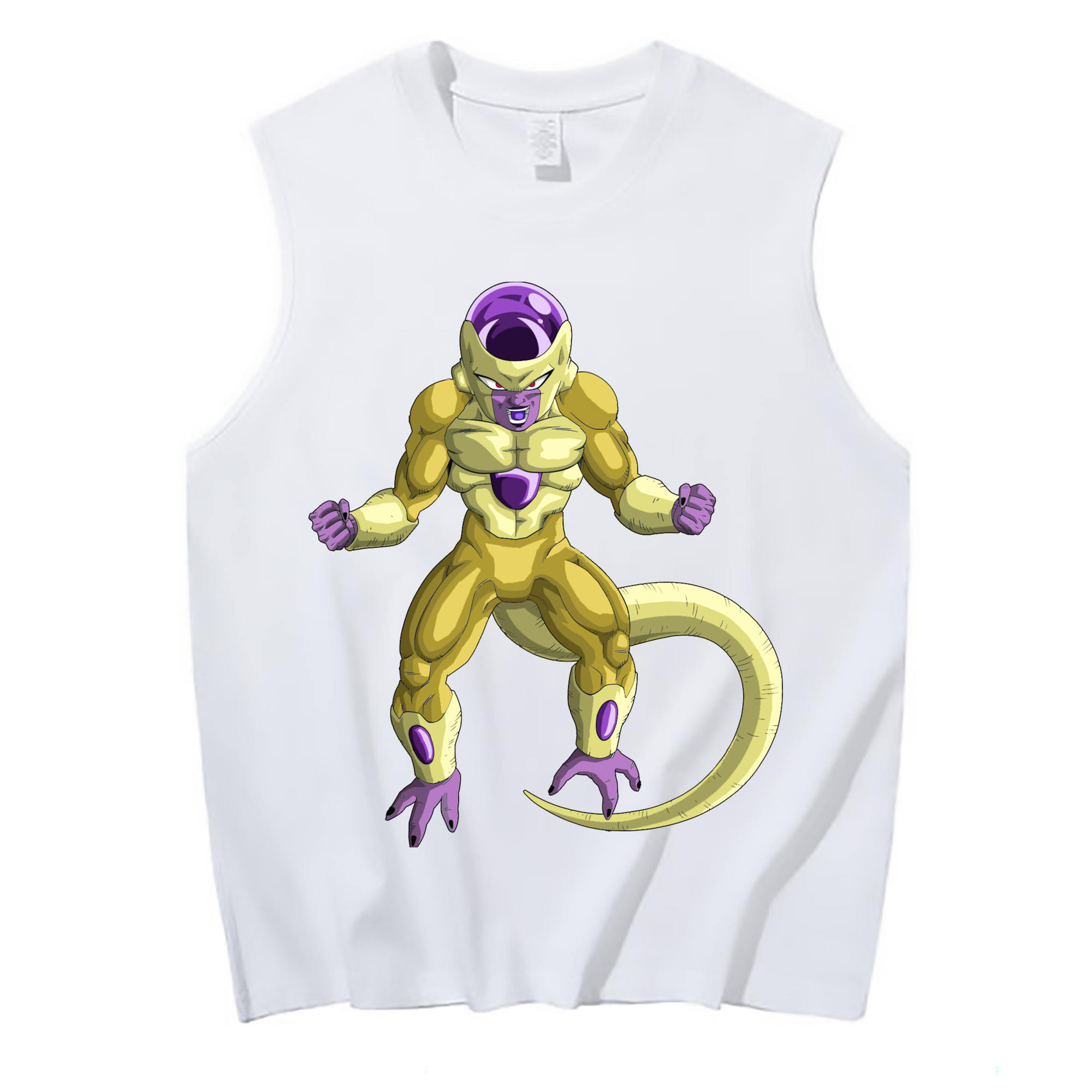 （画像用） ドラゴンボール フリーザ DRAGON BALL Frieza コットン100％タンクトップ（フロントプリント）