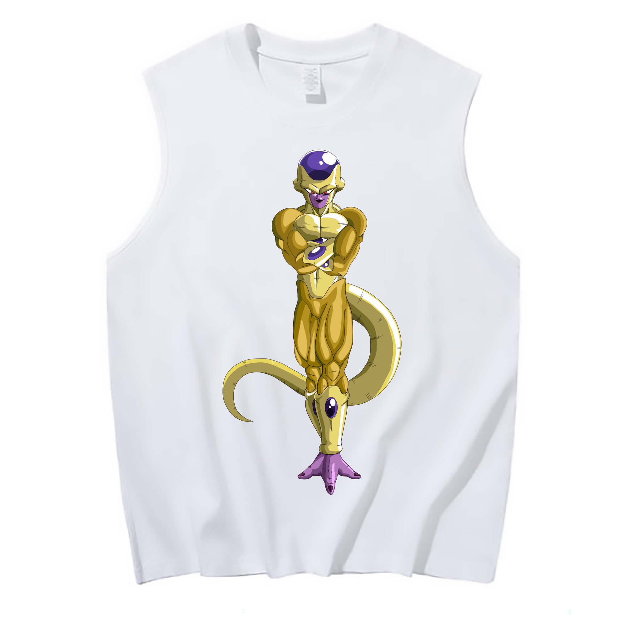 （画像用） ドラゴンボール フリーザ DRAGON BALL Frieza コットン100％タンクトップ（フロントプリント）