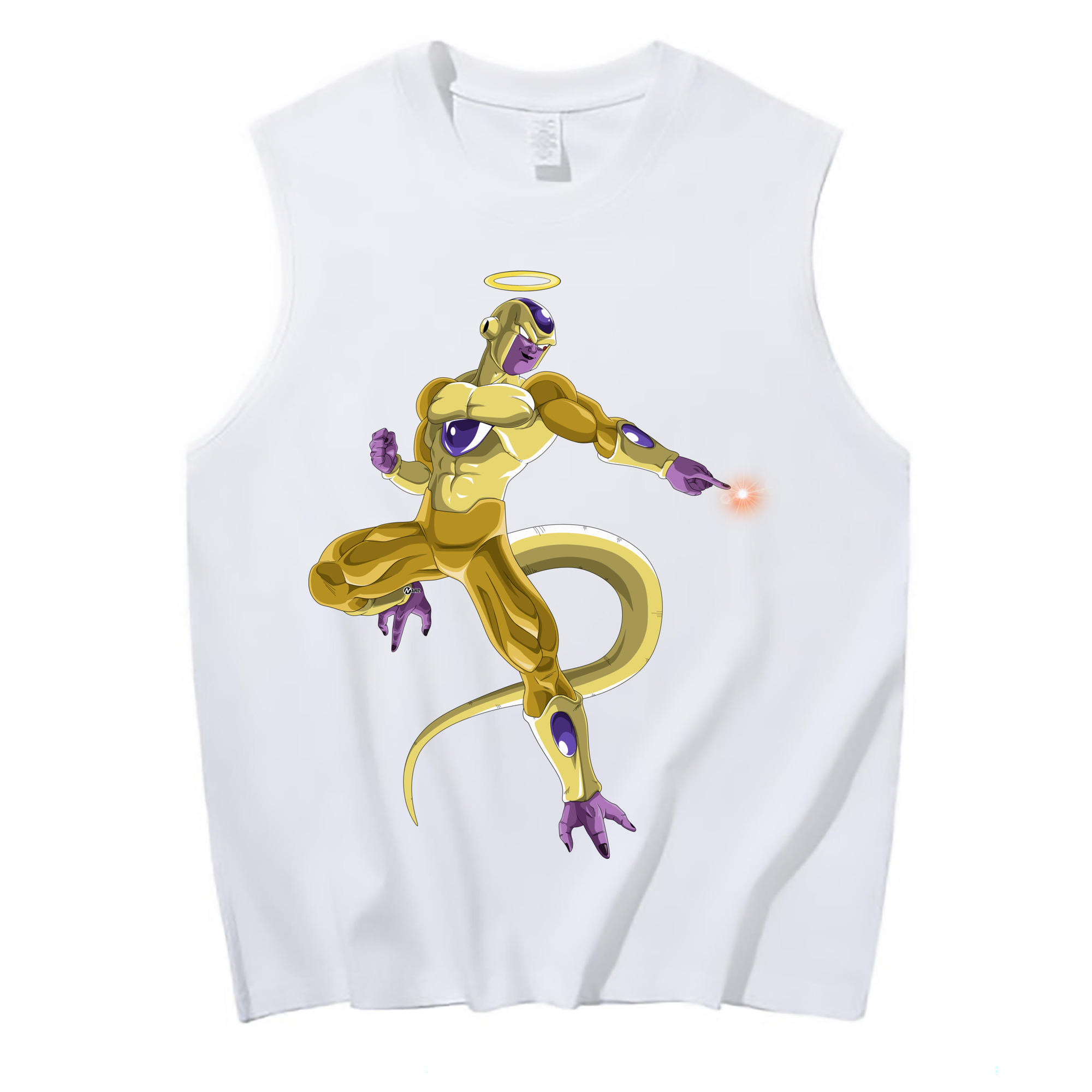 （画像用） ドラゴンボール フリーザ DRAGON BALL Frieza コットン100％タンクトップ（フロントプリント）