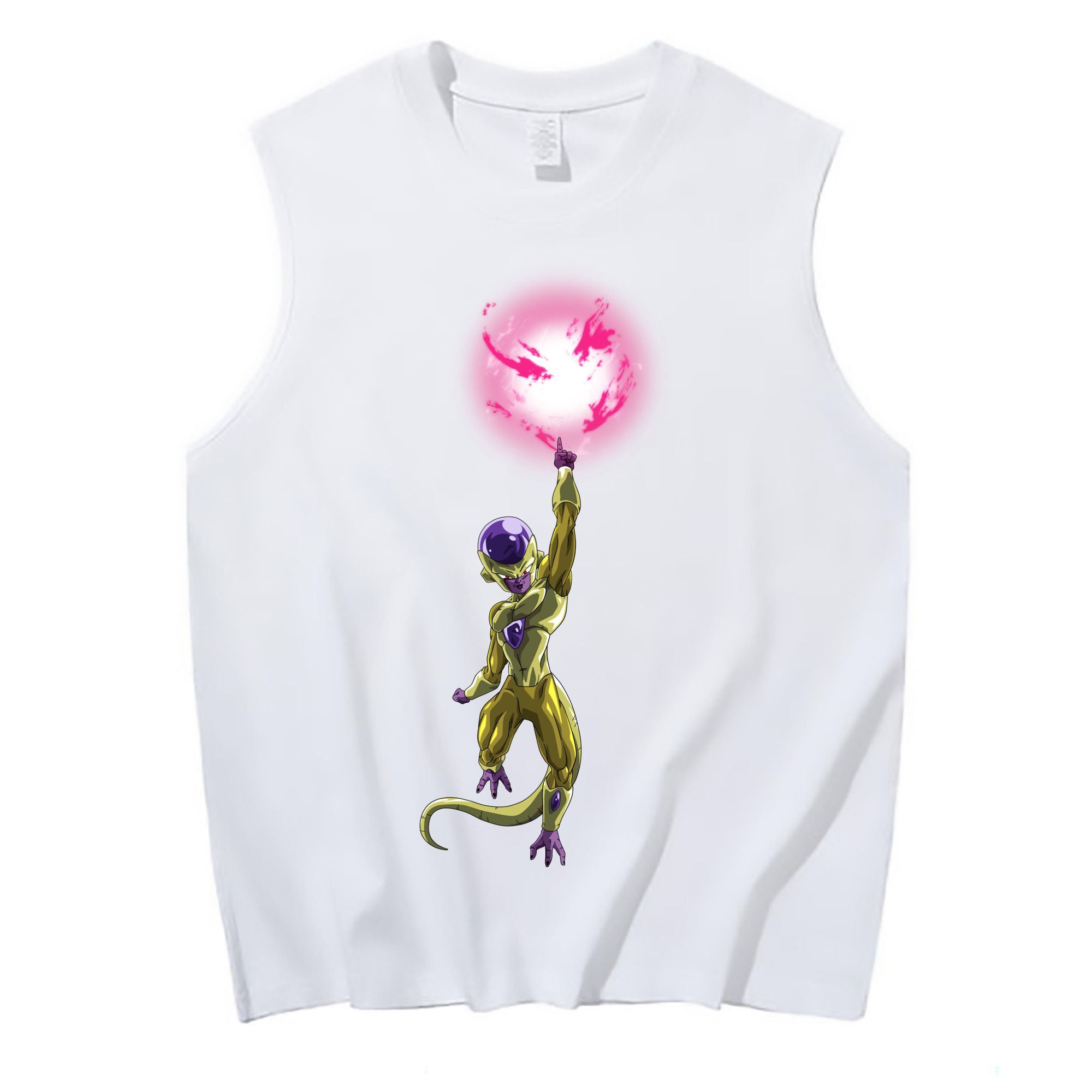 （画像用） ドラゴンボール フリーザ DRAGON BALL Frieza コットン100％タンクトップ（フロントプリント）