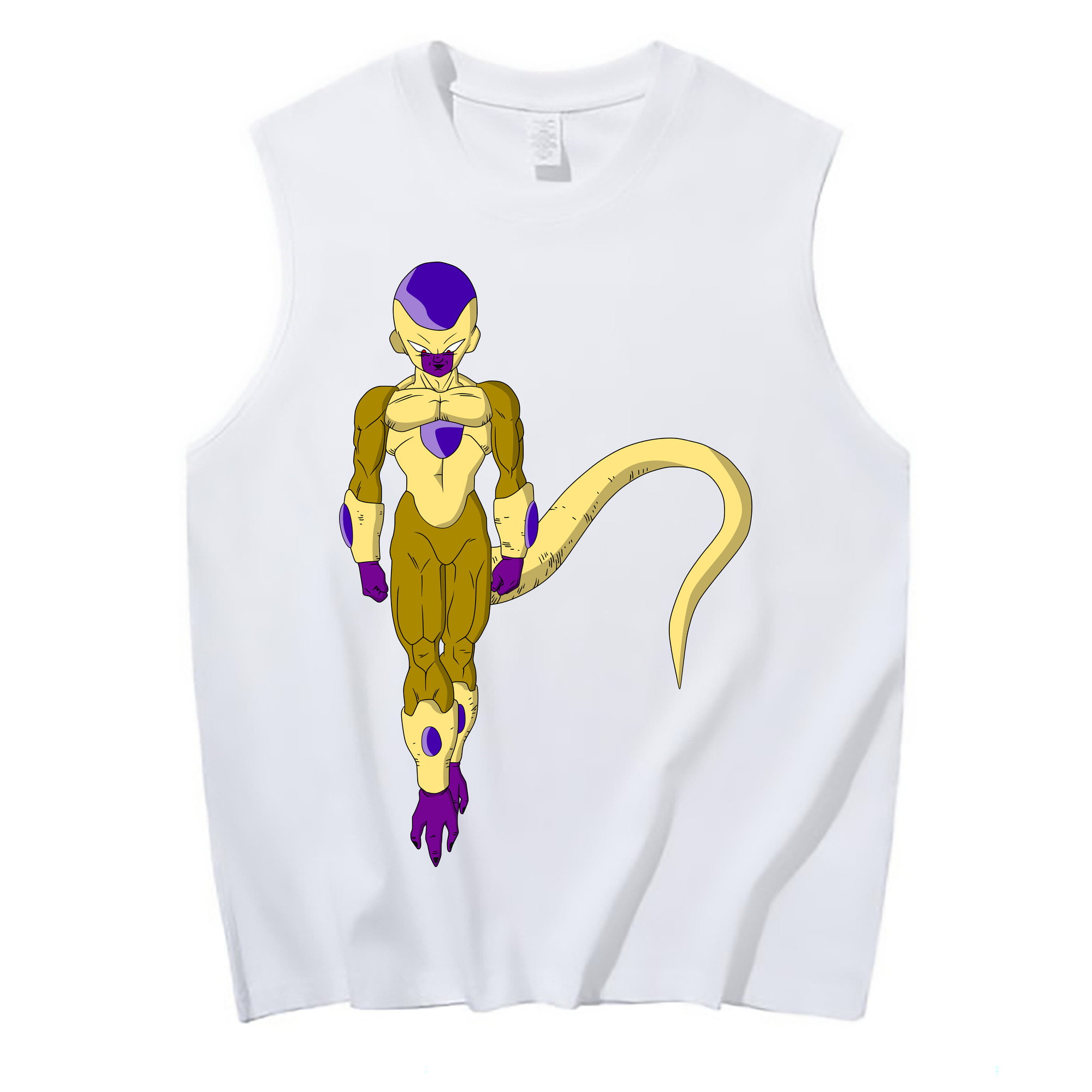 （画像用） ドラゴンボール フリーザ DRAGON BALL Frieza コットン100％タンクトップ（フロントプリント）