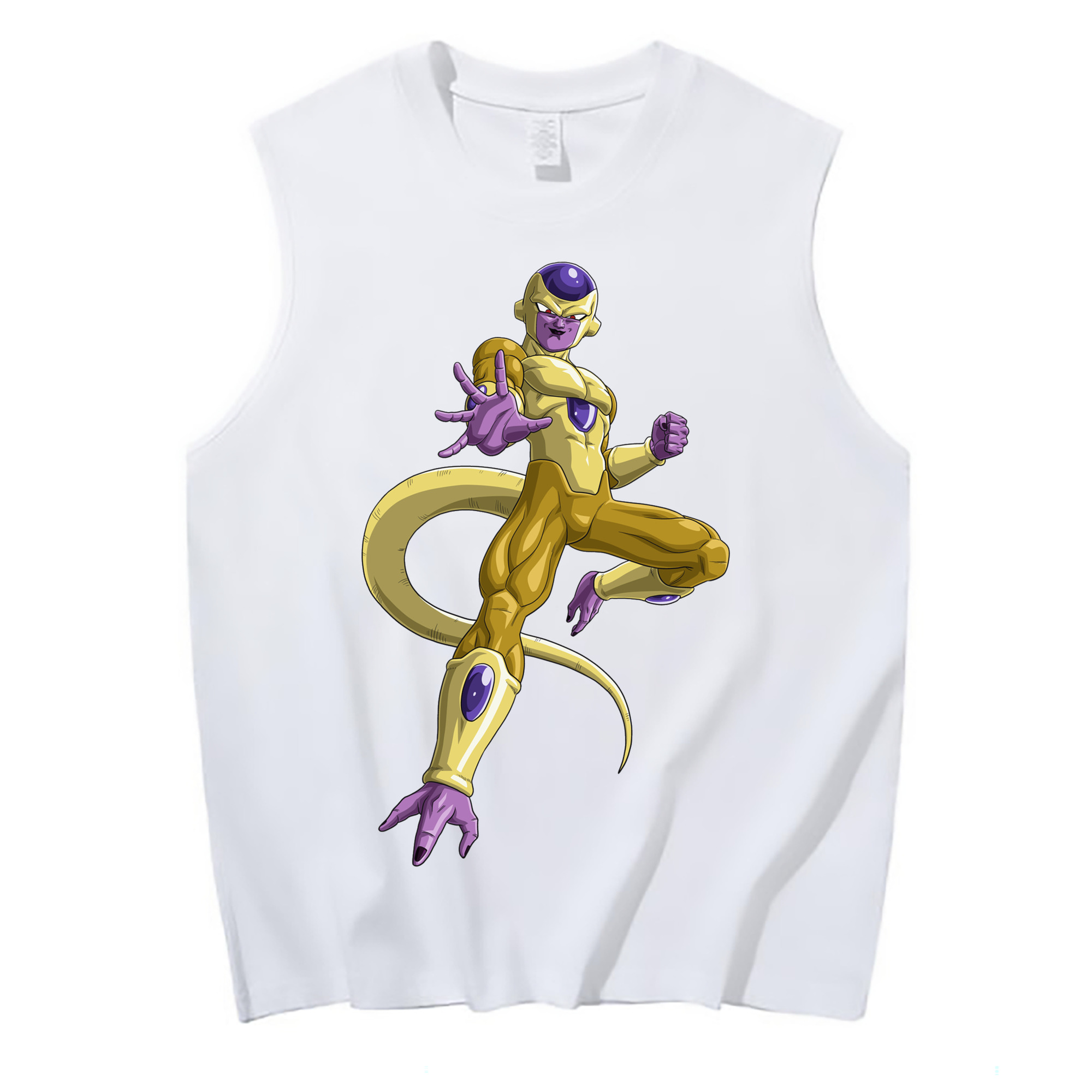 （画像用） ドラゴンボール フリーザ DRAGON BALL Frieza コットン100％タンクトップ（フロントプリント）
