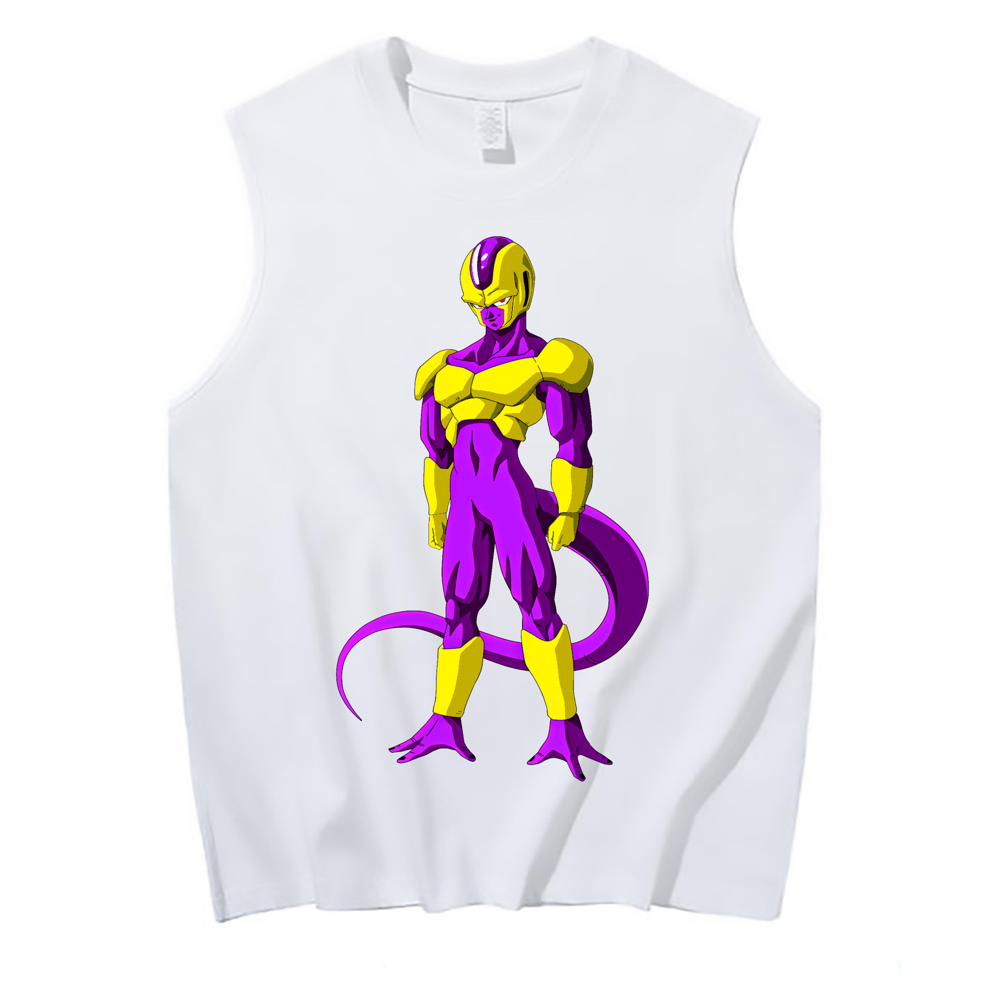 （画像用） ドラゴンボール フリーザ DRAGON BALL Frieza コットン100％タンクトップ（フロントプリント）