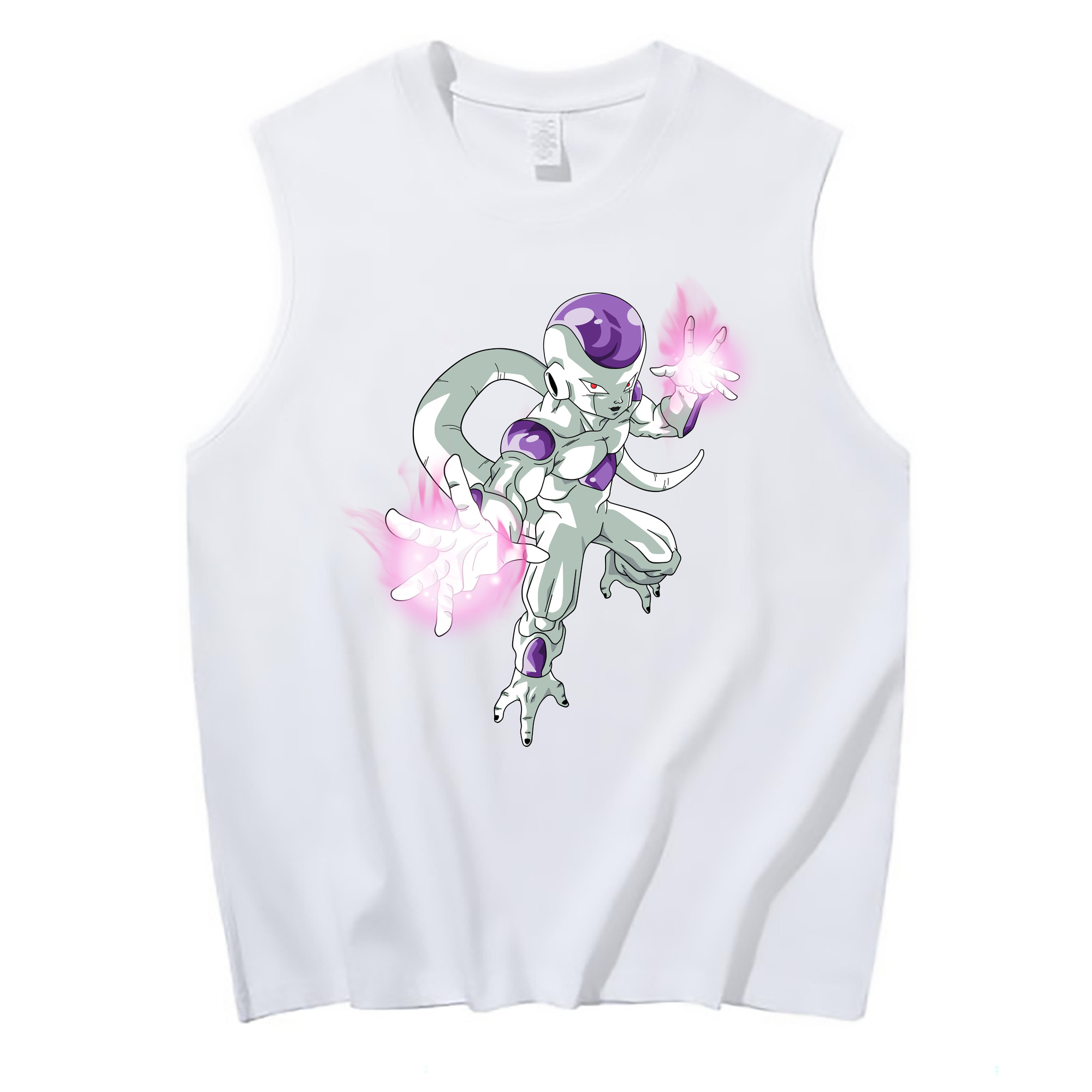 （画像用） ドラゴンボール フリーザ DRAGON BALL Frieza コットン100％タンクトップ（フロントプリント）