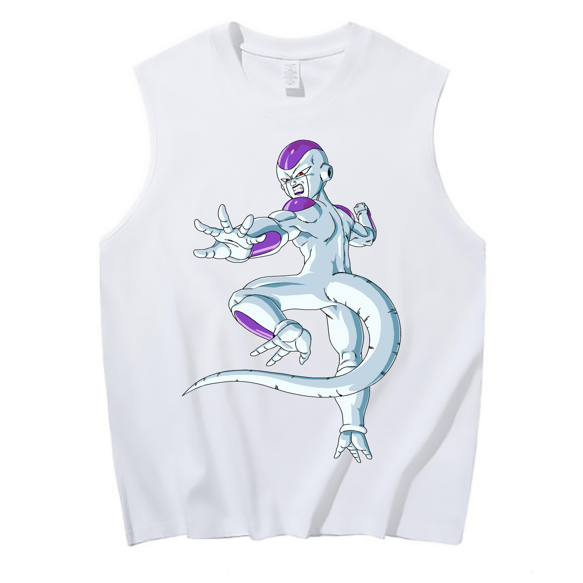 （画像用） ドラゴンボール フリーザ DRAGON BALL Frieza コットン100％タンクトップ（フロントプリント）