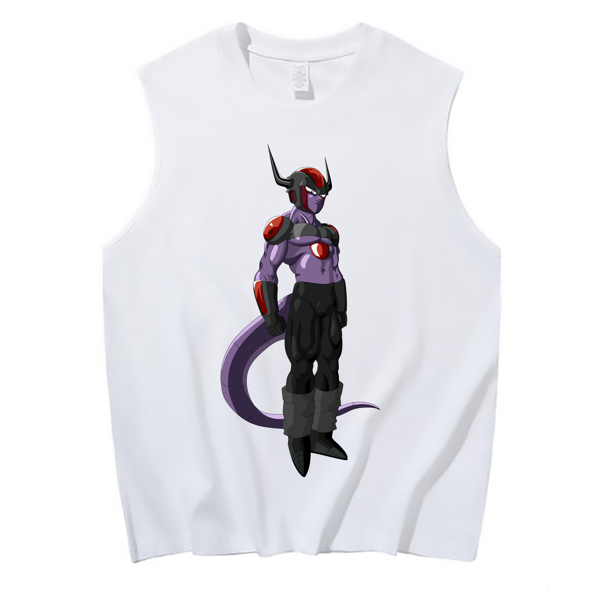 （画像用） ドラゴンボール フリーザ DRAGON BALL Frieza コットン100％タンクトップ（フロントプリント）