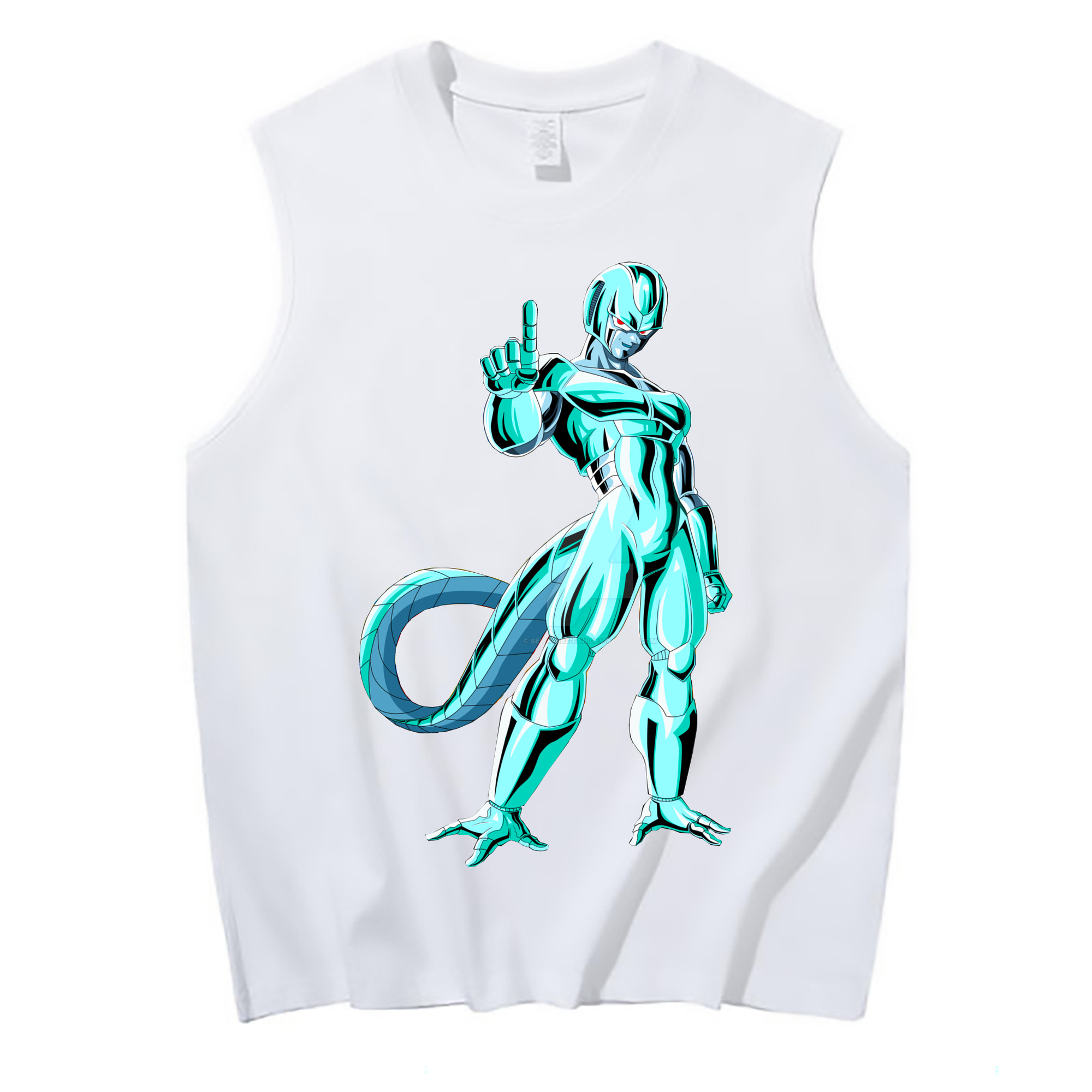（画像用） ドラゴンボール クウラ DRAGON BALL Cooler Coora コットン100％タンクトップ（フロントプリント）