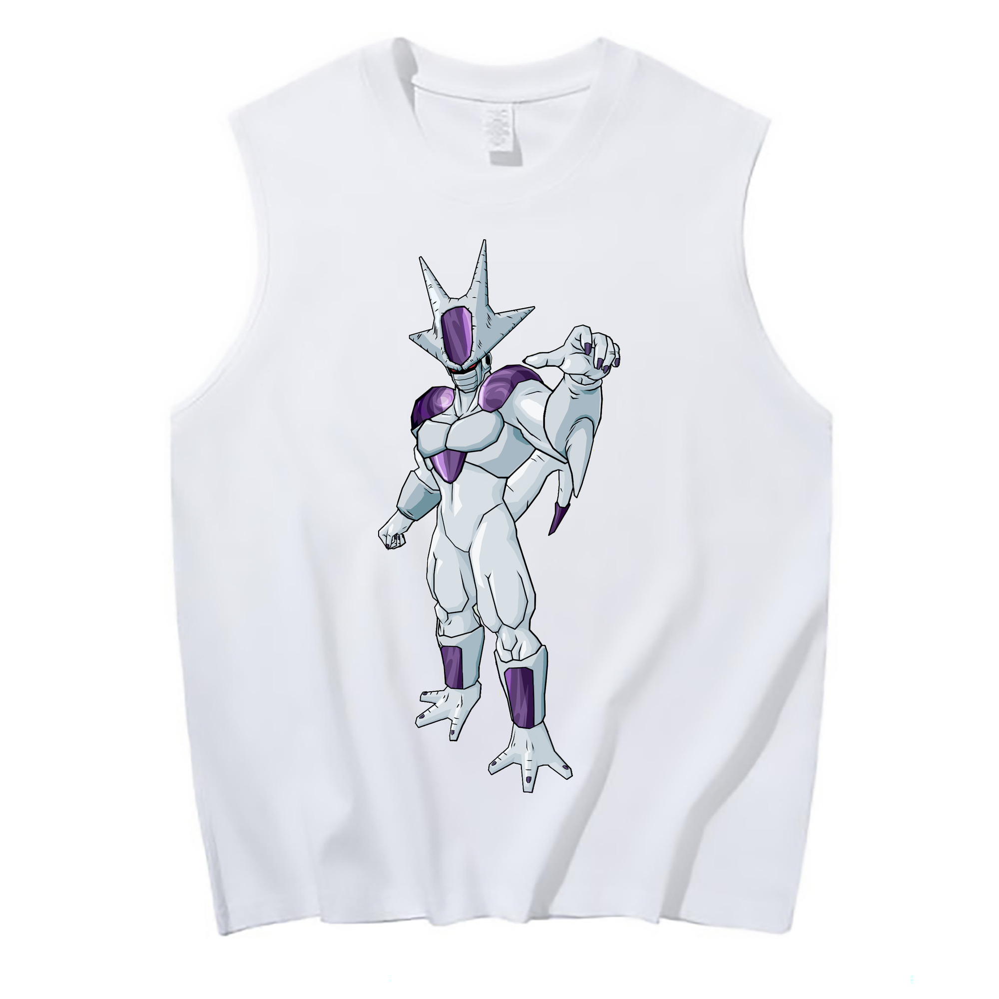 （画像用） ドラゴンボール クウラ DRAGON BALL Cooler Coora コットン100％タンクトップ（フロントプリント）