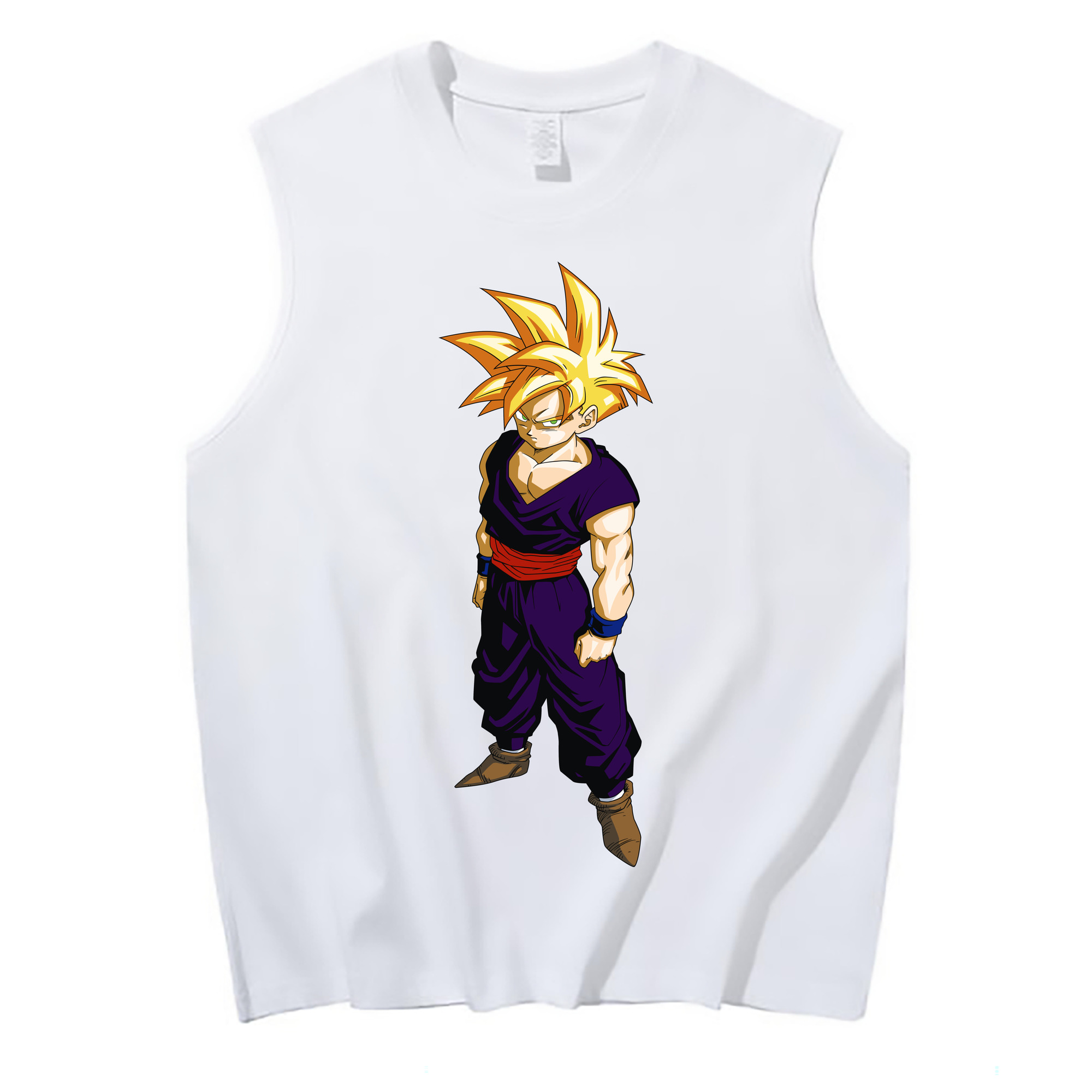 （画像用） ドラゴンボール ベジット DRAGON BALL Vegetto コットン100％タンクトップ（フロントプリント）