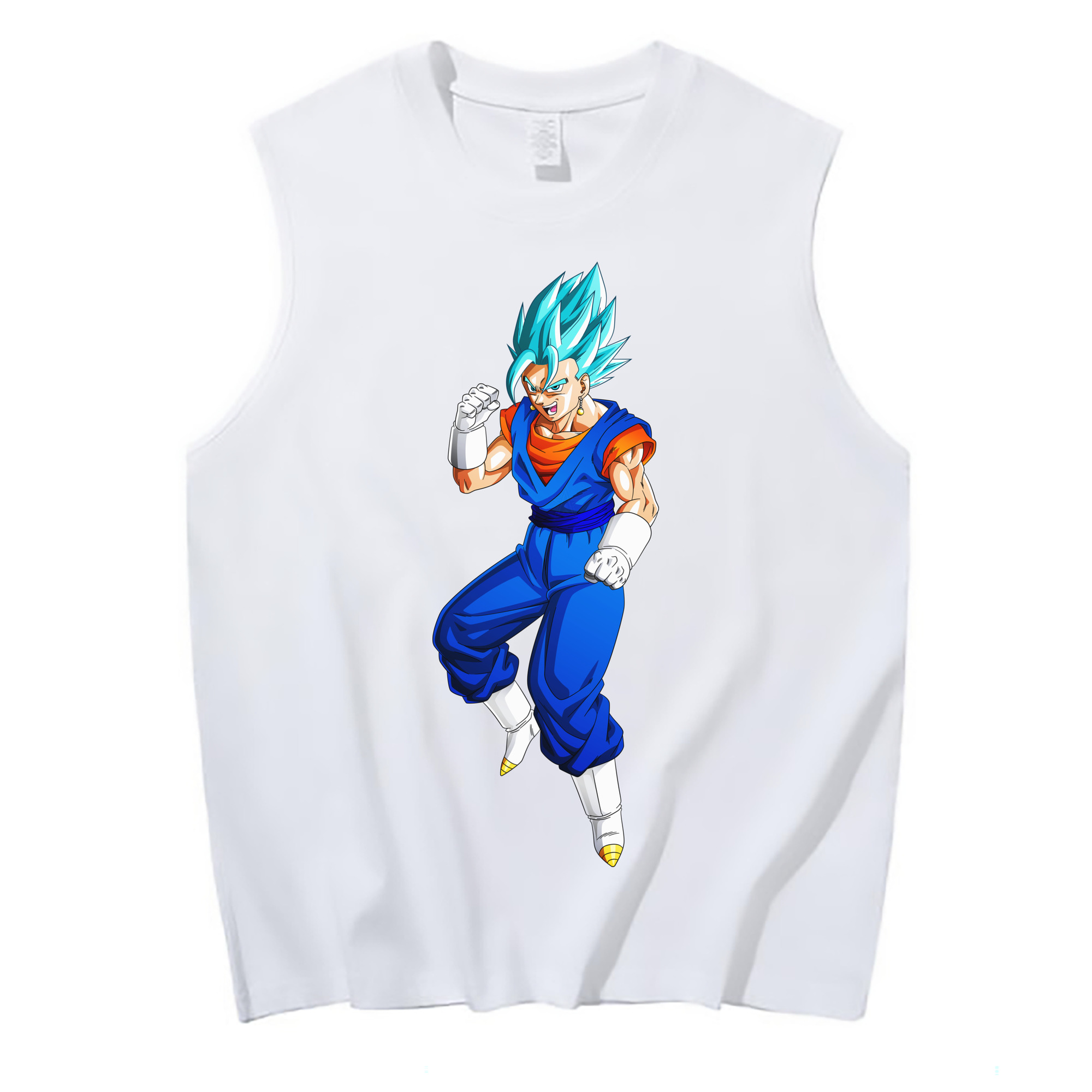 （画像用） ドラゴンボール ベジット DRAGON BALL Vegetto コットン100％タンクトップ（フロントプリント）