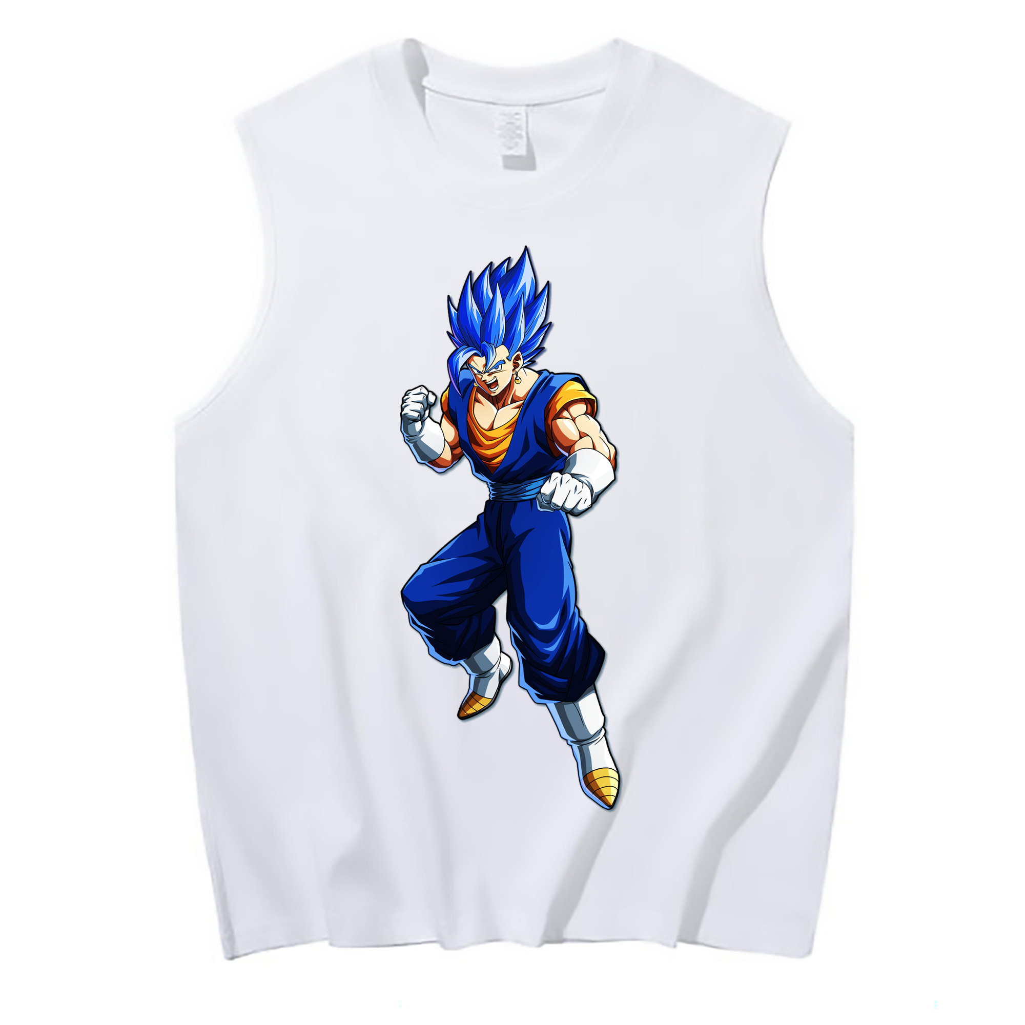 （画像用） ドラゴンボール ベジット DRAGON BALL Vegetto コットン100％タンクトップ（フロントプリント）