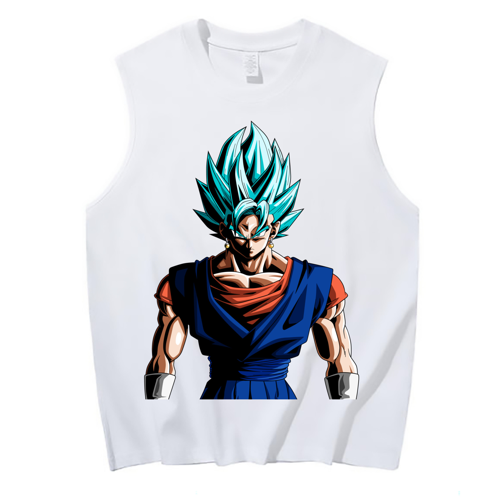 （画像用） ドラゴンボール ベジット DRAGON BALL Vegetto コットン100％タンクトップ（フロントプリント）