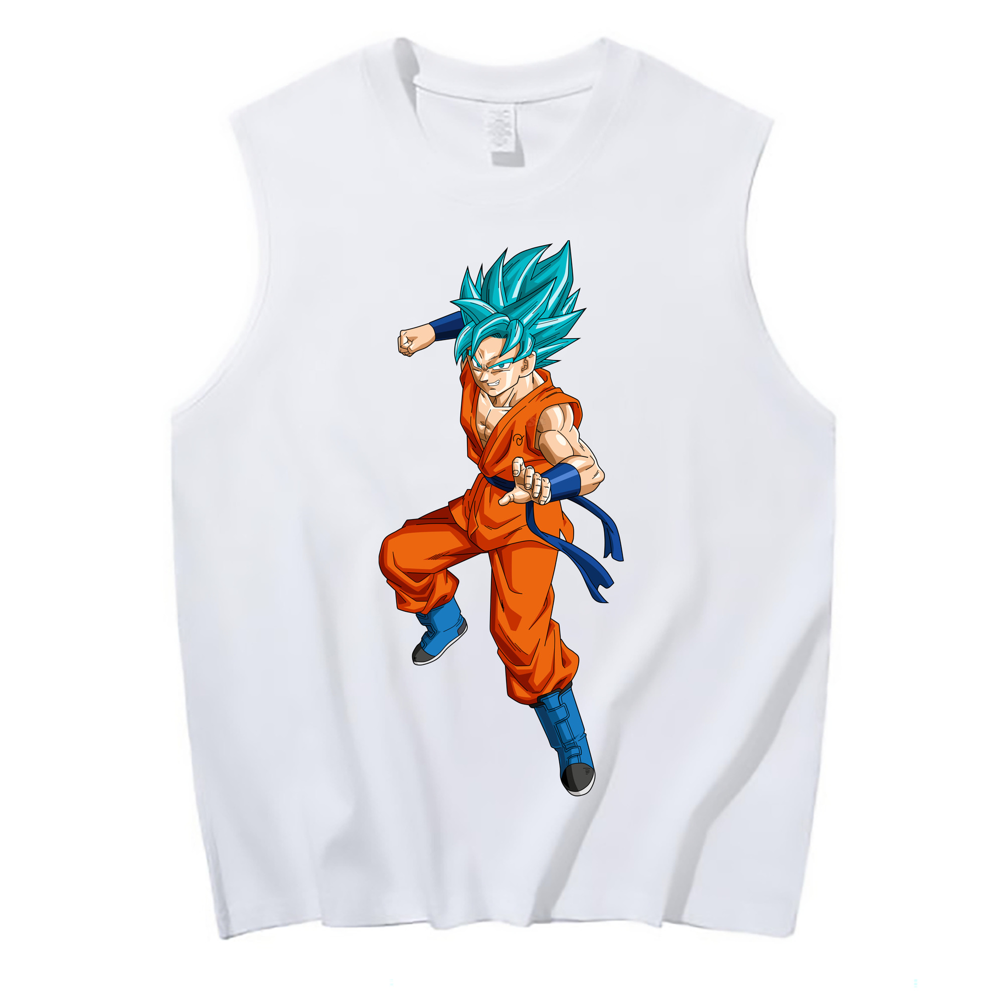 （画像用） ドラゴンボール ベジット DRAGON BALL Vegetto コットン100％タンクトップ（フロントプリント）
