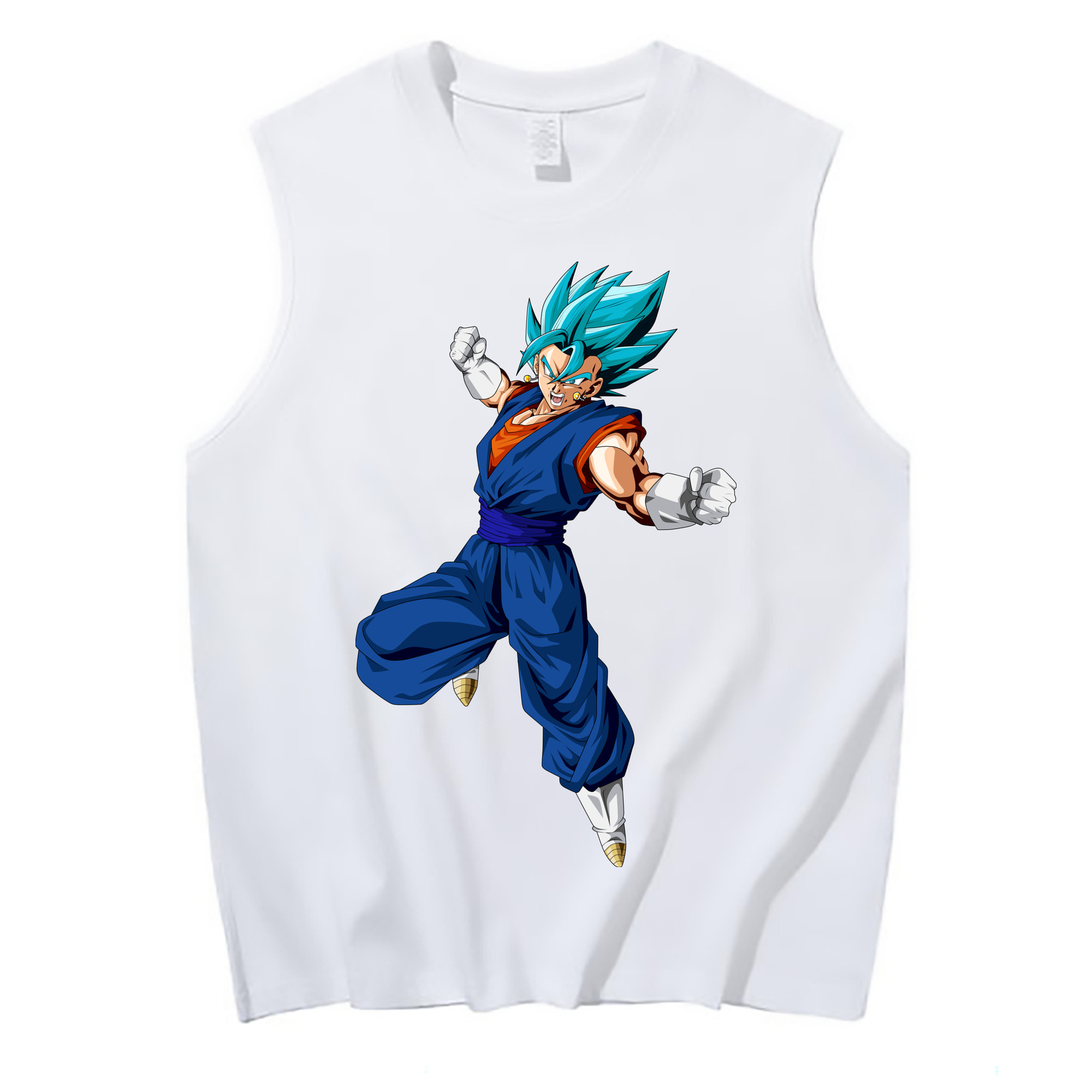（画像用） ドラゴンボール ベジット DRAGON BALL Vegetto コットン100％タンクトップ（フロントプリント）
