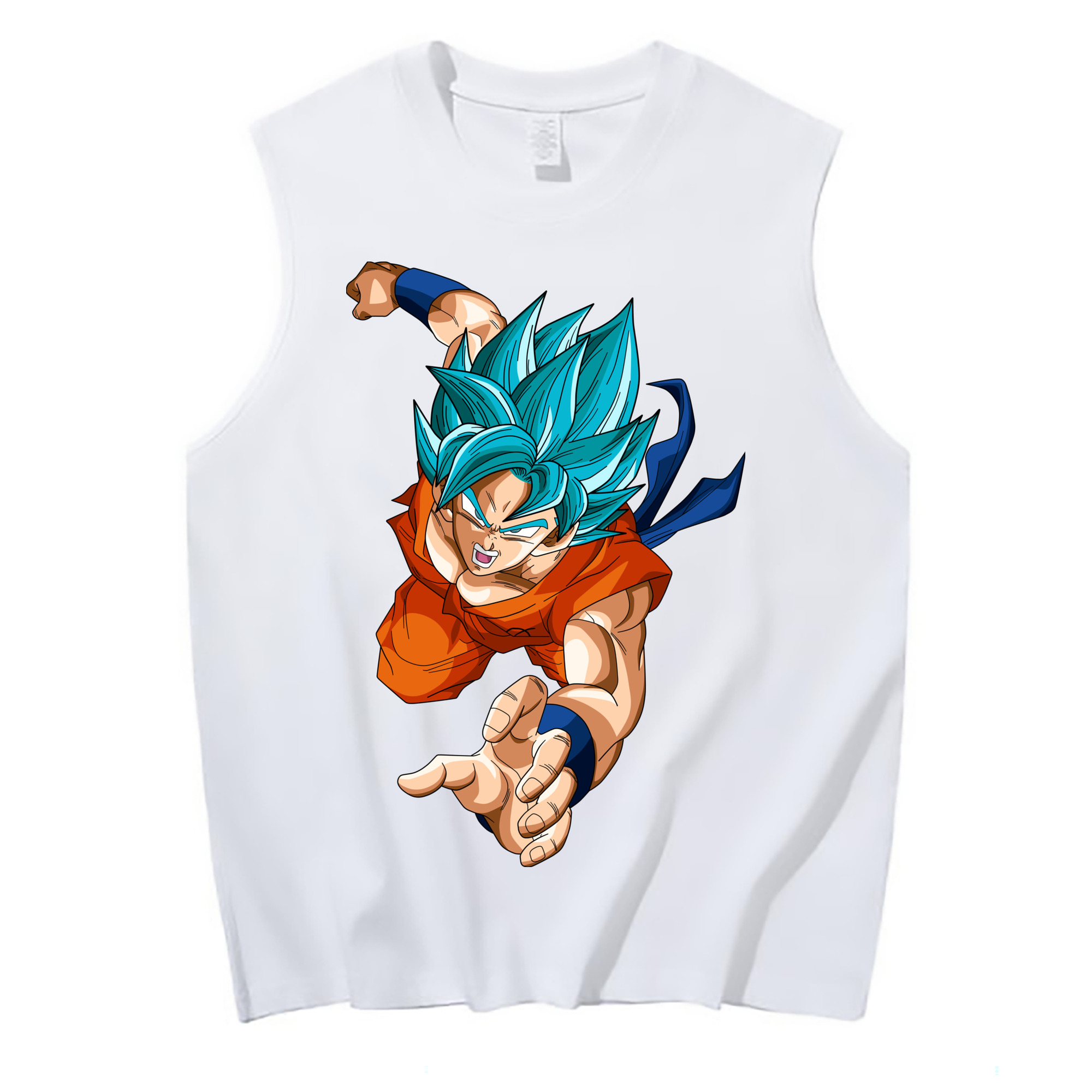 （画像用） ドラゴンボール ベジット DRAGON BALL Vegetto コットン100％タンクトップ（フロントプリント）
