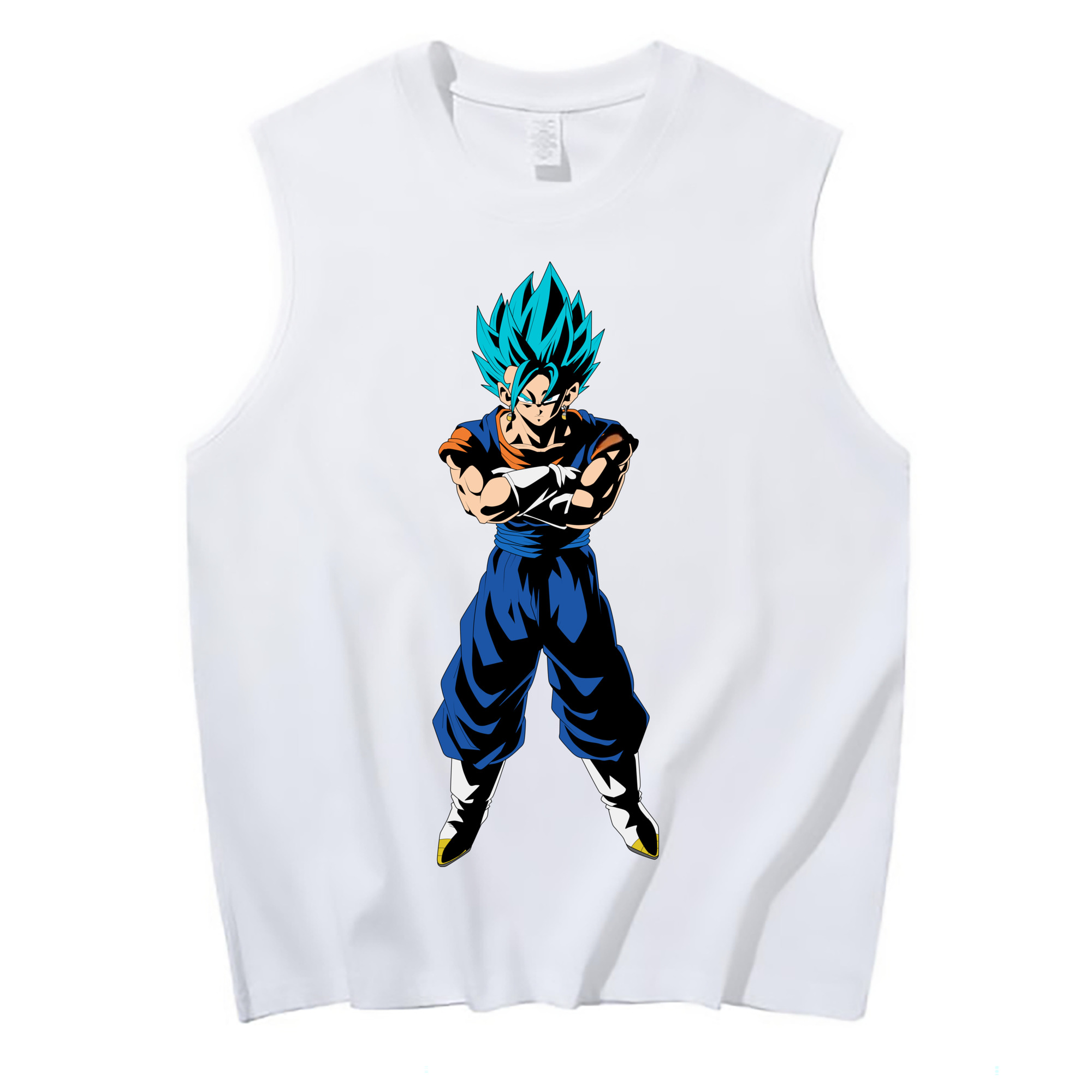 （画像用） ドラゴンボール ベジット DRAGON BALL Vegetto コットン100％タンクトップ（フロントプリント）