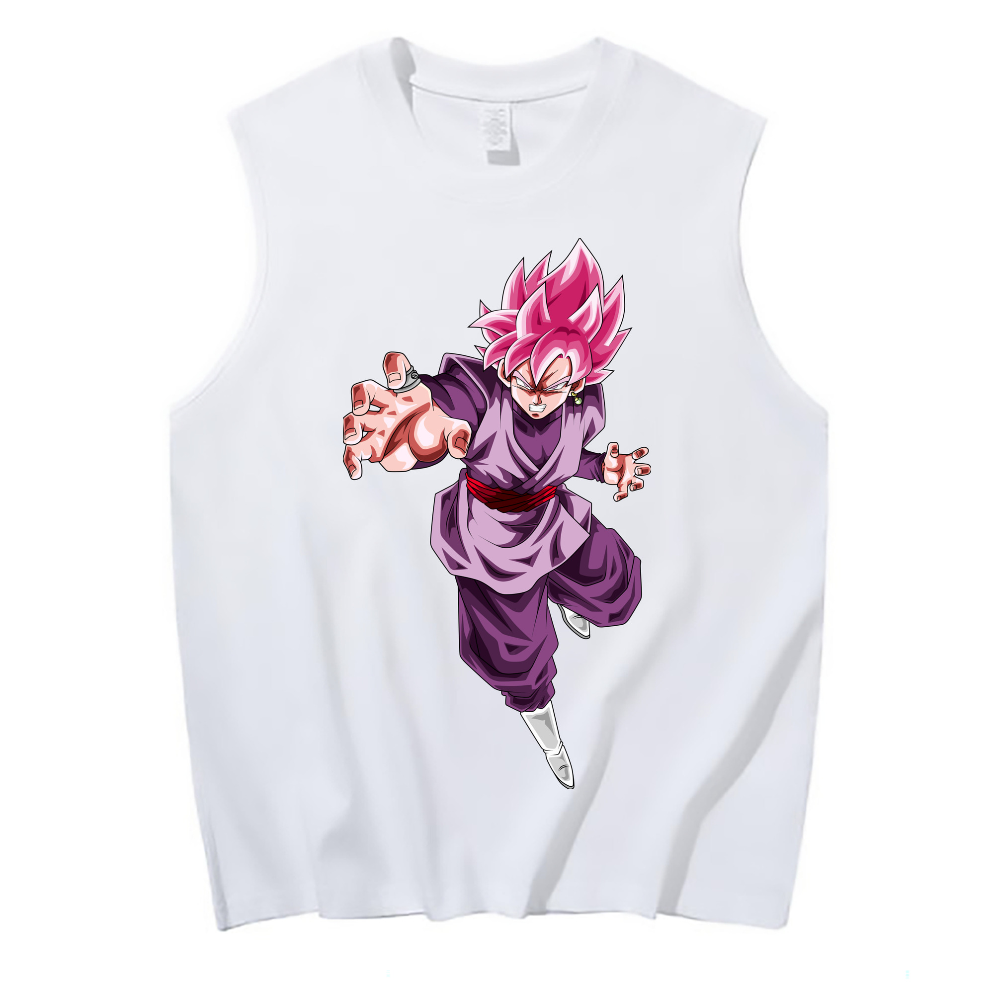 （画像用） ドラゴンボール ベジット DRAGON BALL Vegetto コットン100％タンクトップ（フロントプリント）