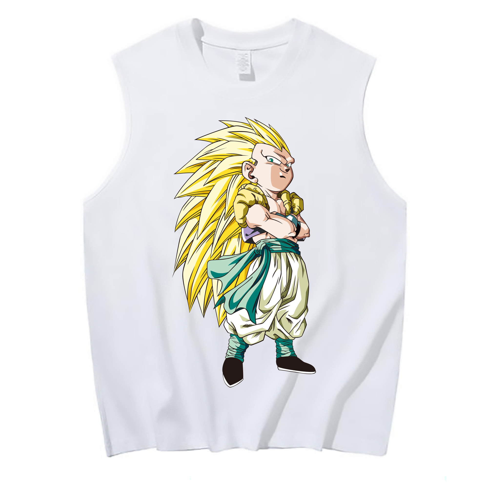 （画像用） ドラゴンボール ベジット DRAGON BALL Vegetto コットン100％タンクトップ（フロントプリント）
