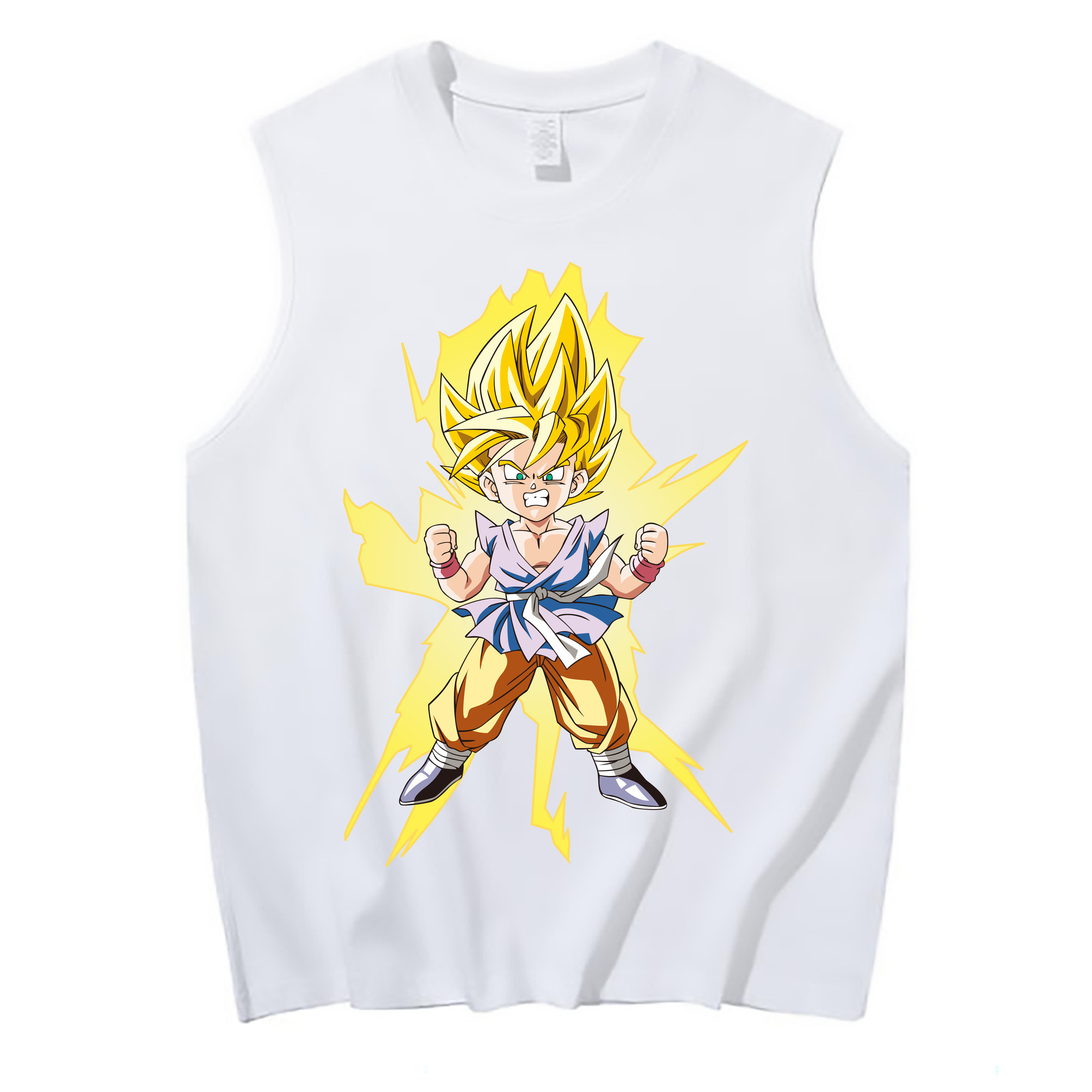 （画像用） ドラゴンボール ベジット DRAGON BALL Vegetto コットン100％タンクトップ（フロントプリント）