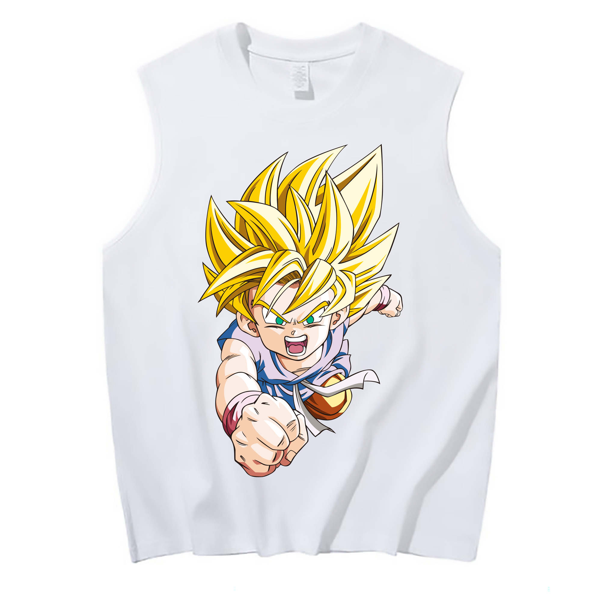 （画像用） ドラゴンボール ベジット DRAGON BALL Vegetto コットン100％タンクトップ（フロントプリント）