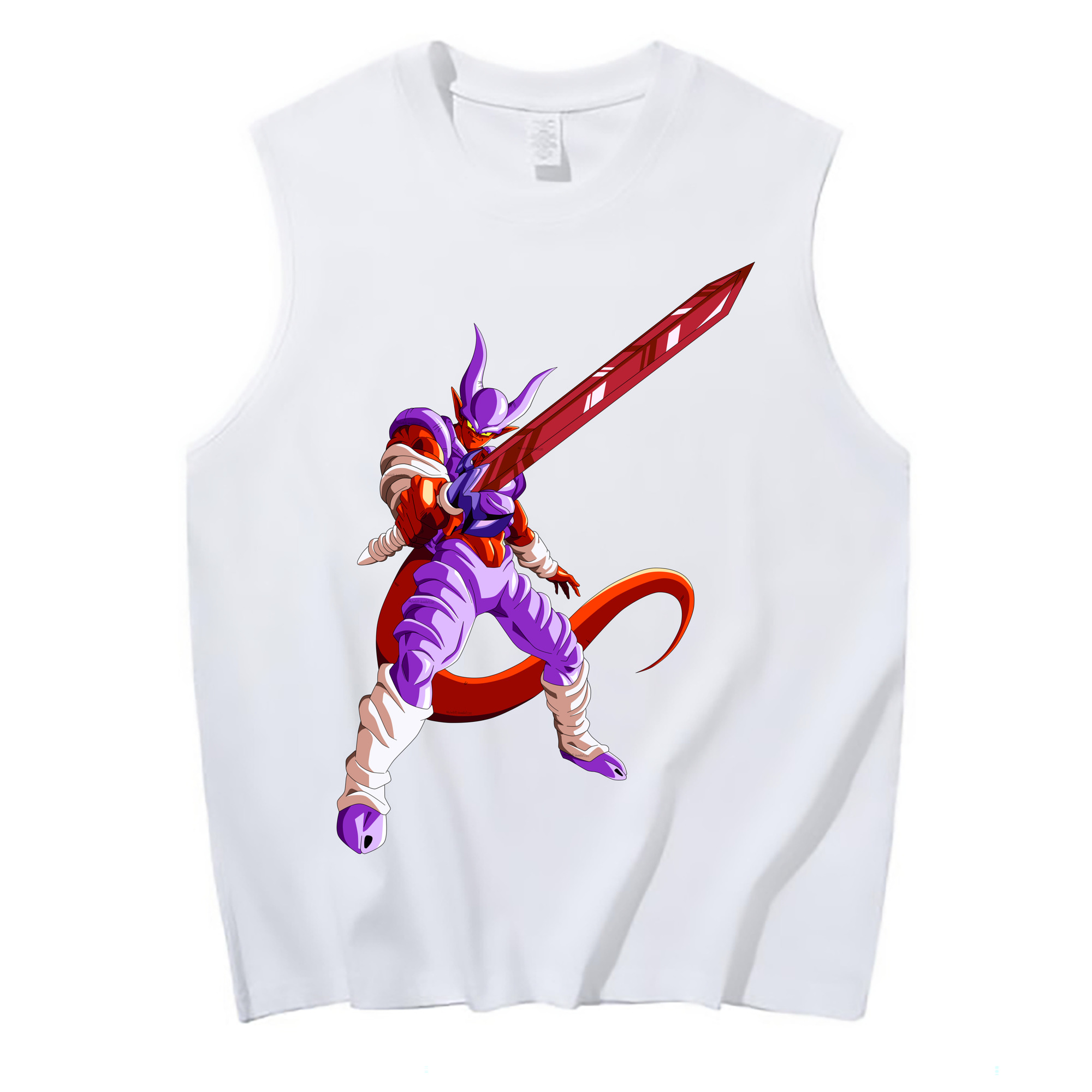 （画像用） ドラゴンボール ジャネンバ DRAGON BALL Janemba コットン100％タンクトップ（フロントプリント）