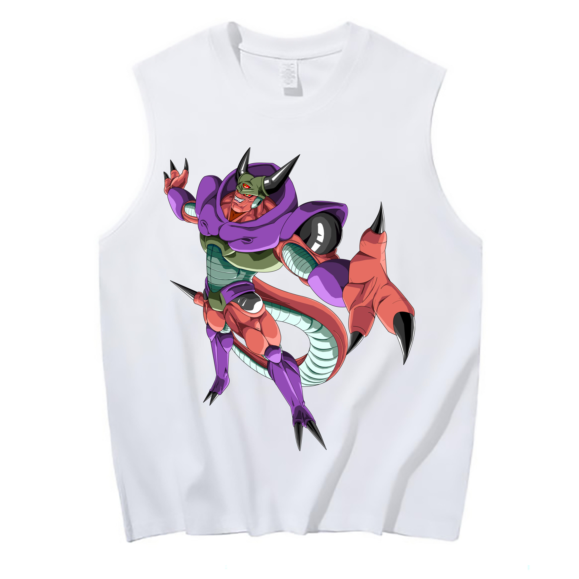 （画像用） ドラゴンボール ジャネンバ DRAGON BALL Janemba コットン100％タンクトップ（フロントプリント）