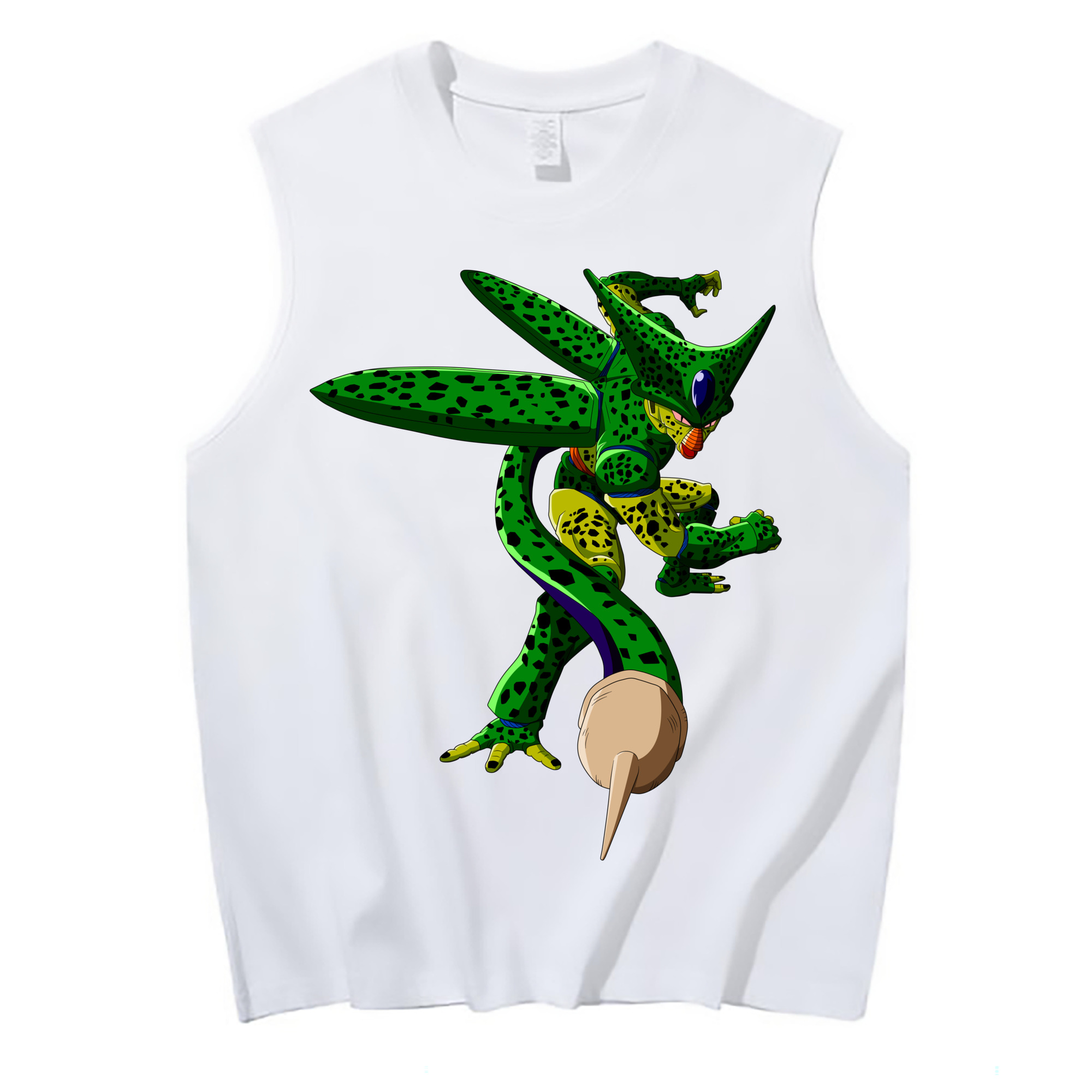 （画像用） ドラゴンボール セル DRAGON BALL Cell コットン100％タンクトップ（フロントプリント）