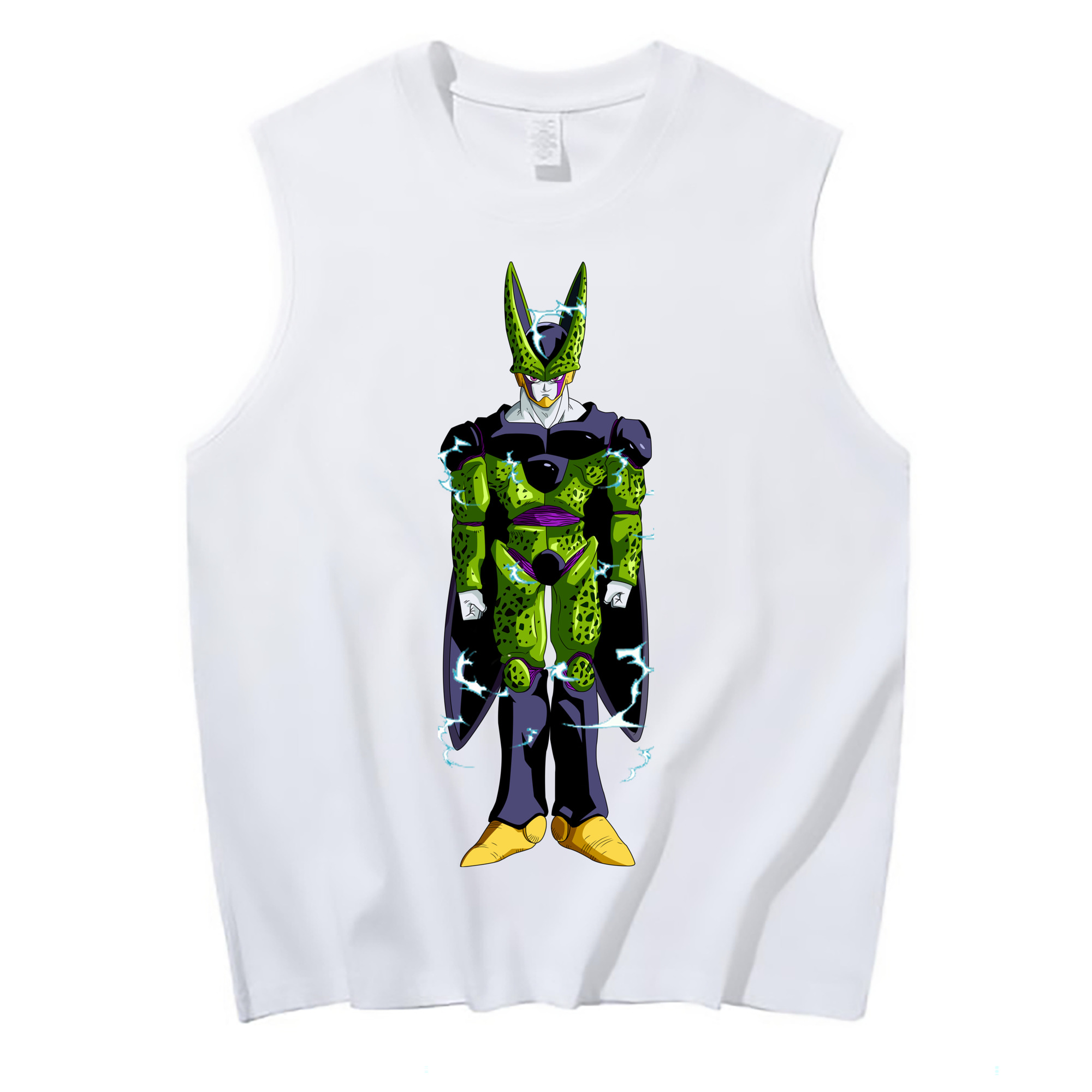 （画像用） ドラゴンボール セル DRAGON BALL Cell コットン100％タンクトップ（フロントプリント）