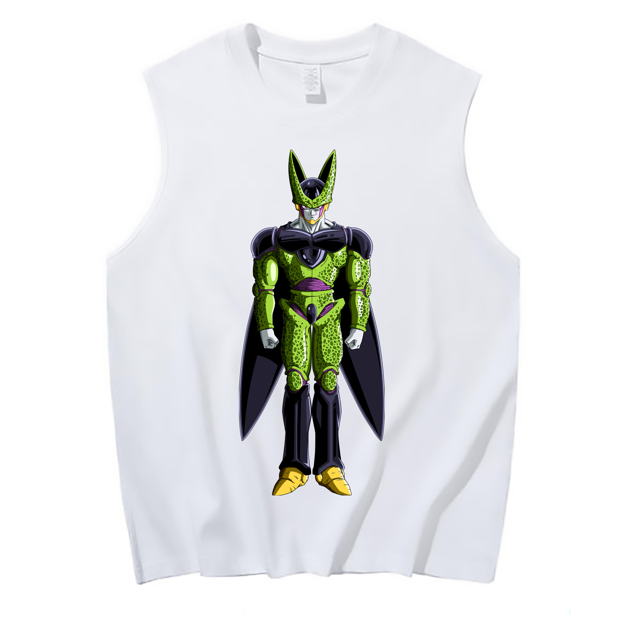 （画像用） ドラゴンボール セル DRAGON BALL Cell コットン100％タンクトップ（フロントプリント）