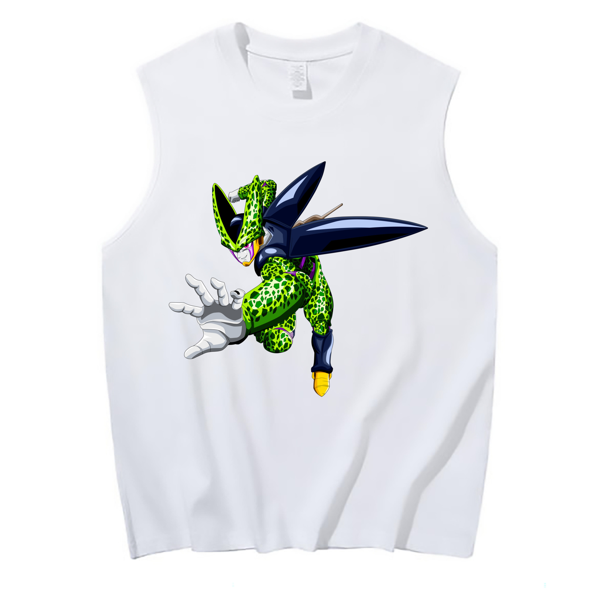 （画像用） ドラゴンボール セル DRAGON BALL Cell コットン100％タンクトップ（フロントプリント）