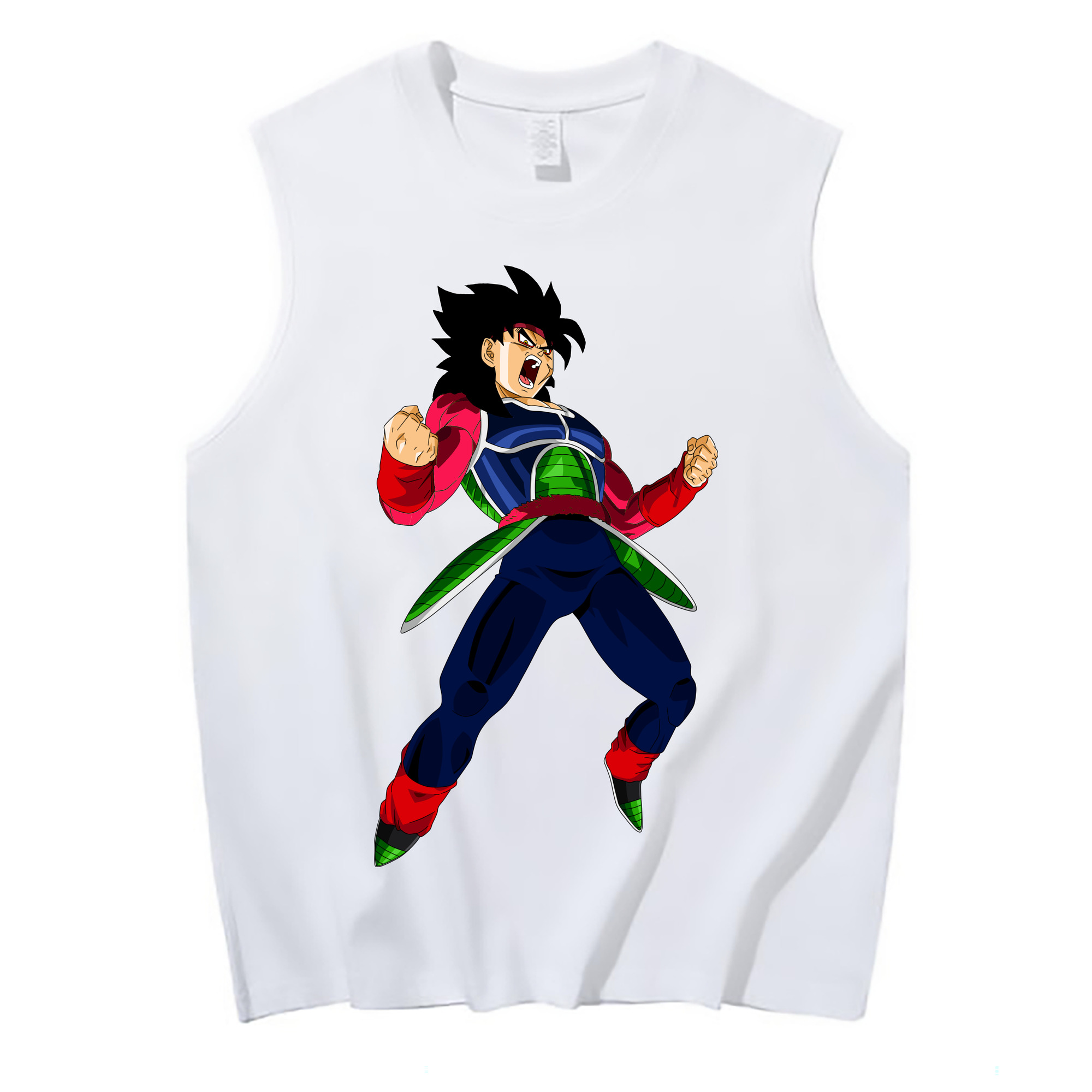 （画像用） ドラゴンボール バーダック DRAGON BALL Burdock コットン100％タンクトップ（フロントプリント）