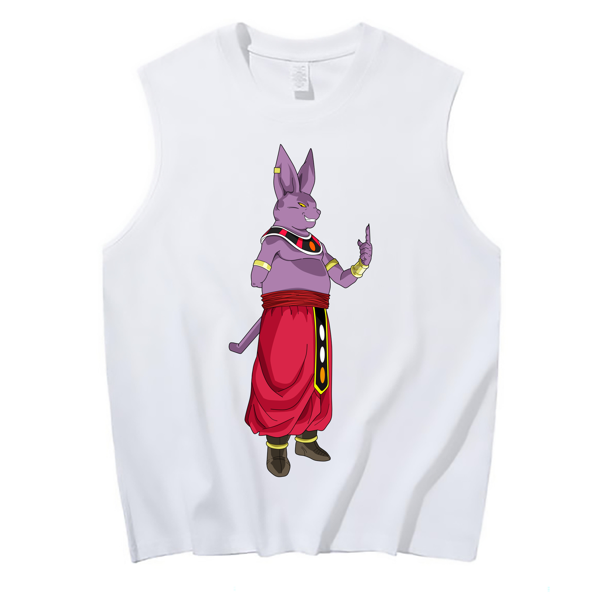 （画像用） ドラゴンボール シャンパ DRAGON BALL Champa コットン100％タンクトップ（フロントプリント）
