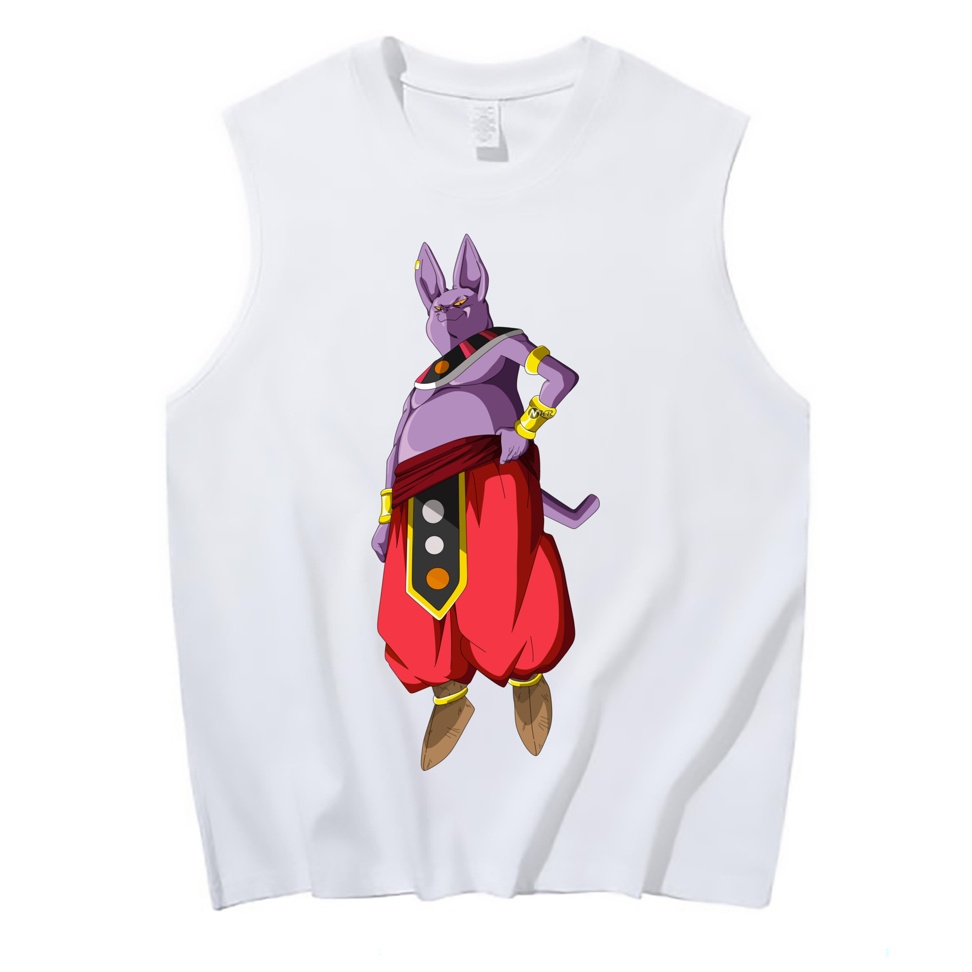 （画像用） ドラゴンボール シャンパ DRAGON BALL Champa コットン100％タンクトップ（フロントプリント）