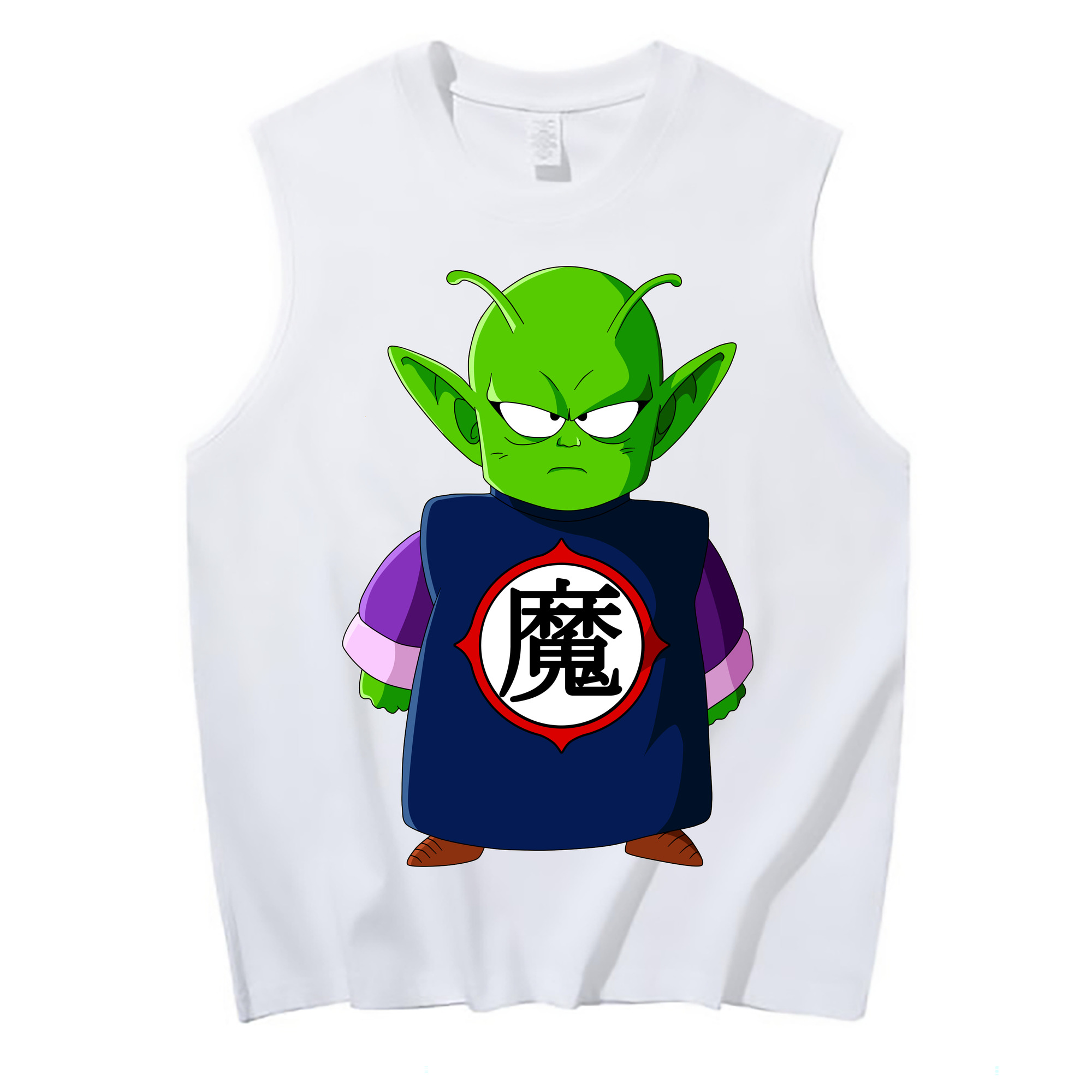 （画像用） ドラゴンボール ピッコロ DRAGON BALL Piccolo コットン100％タンクトップ（フロントプリント）